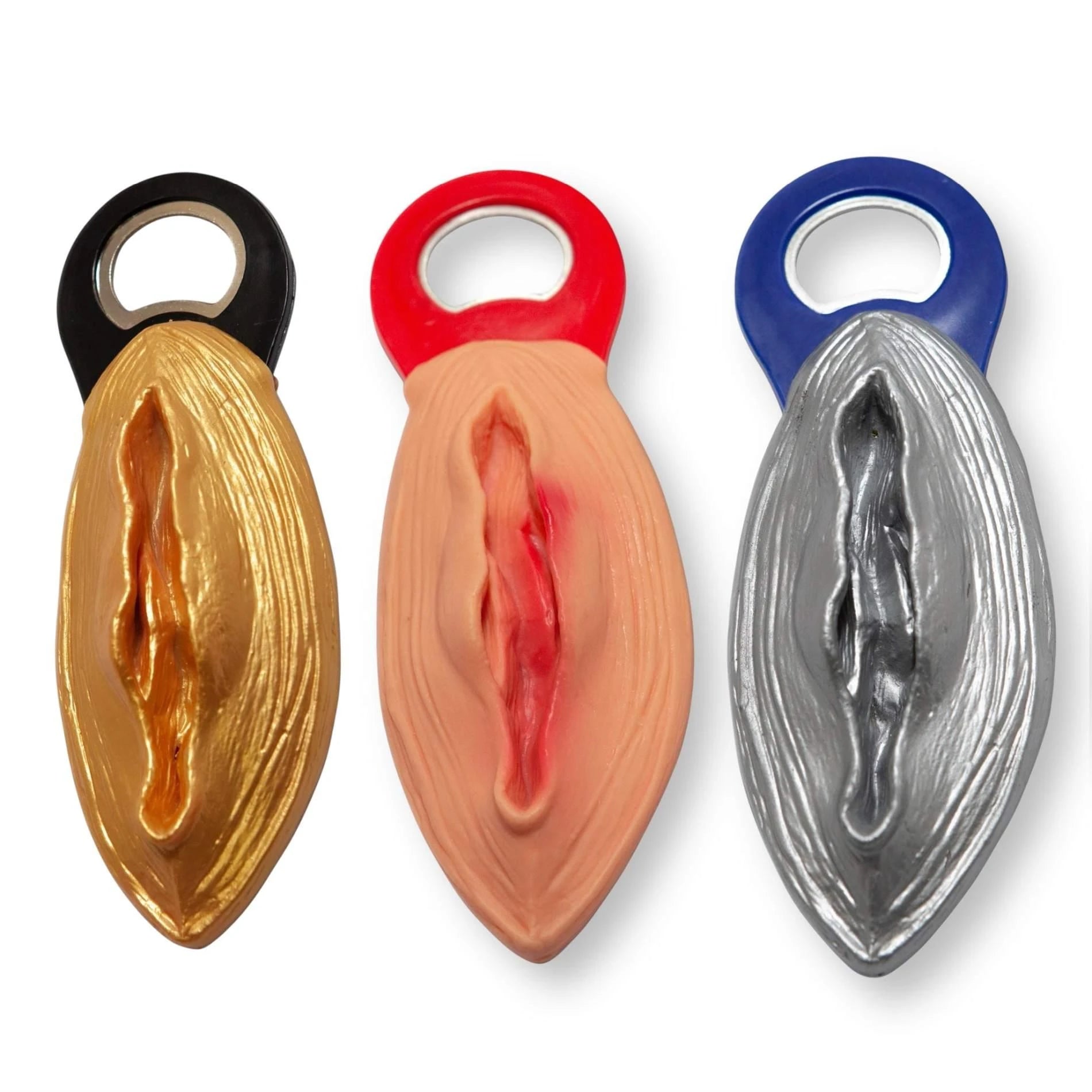 Kinky Pleasure - DS014 - Décapsuleur Chatte - Outil original et amusant - Argent