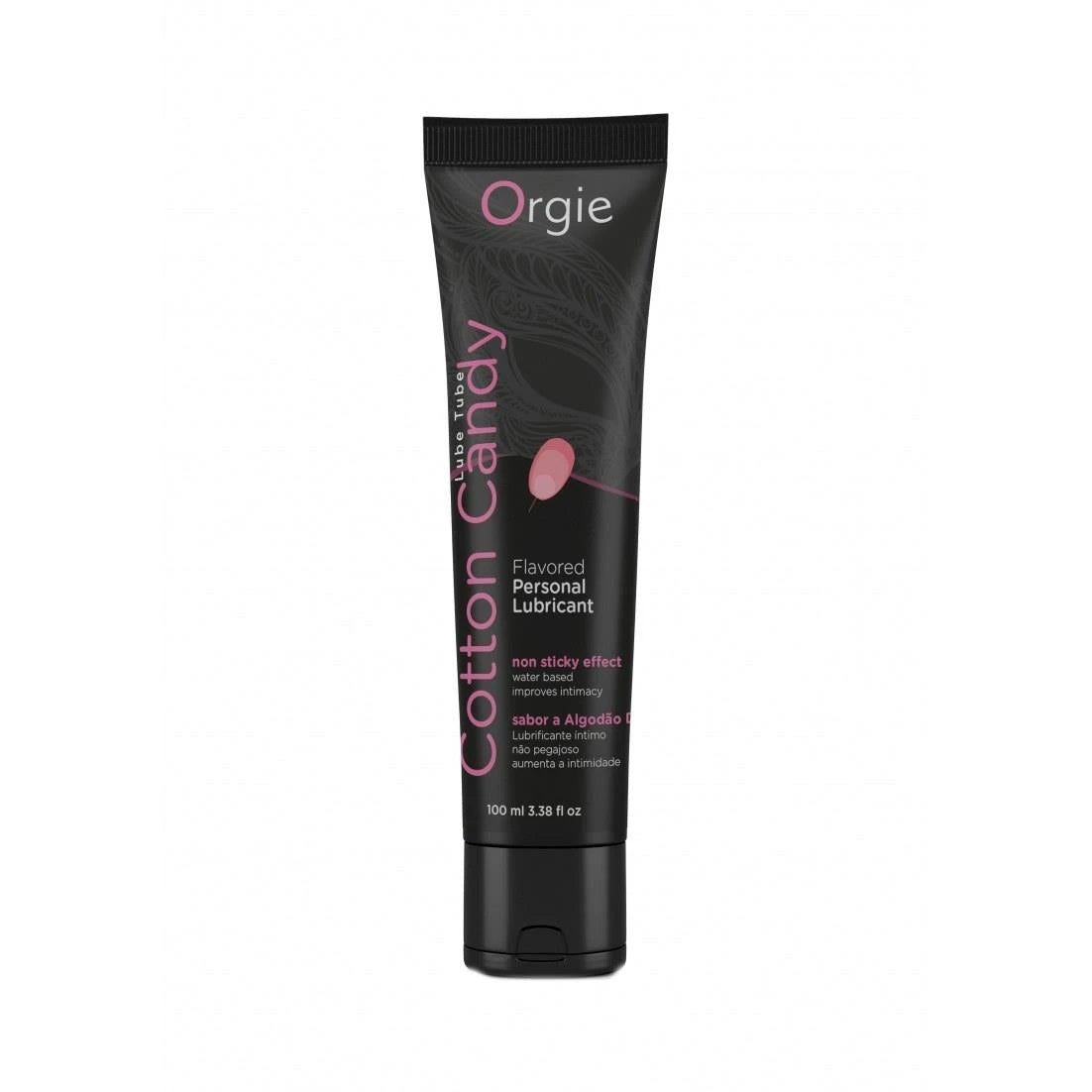 Lube Tube Cotton Candy - Waterbased Lubricant - 3 fl oz / 100 ml