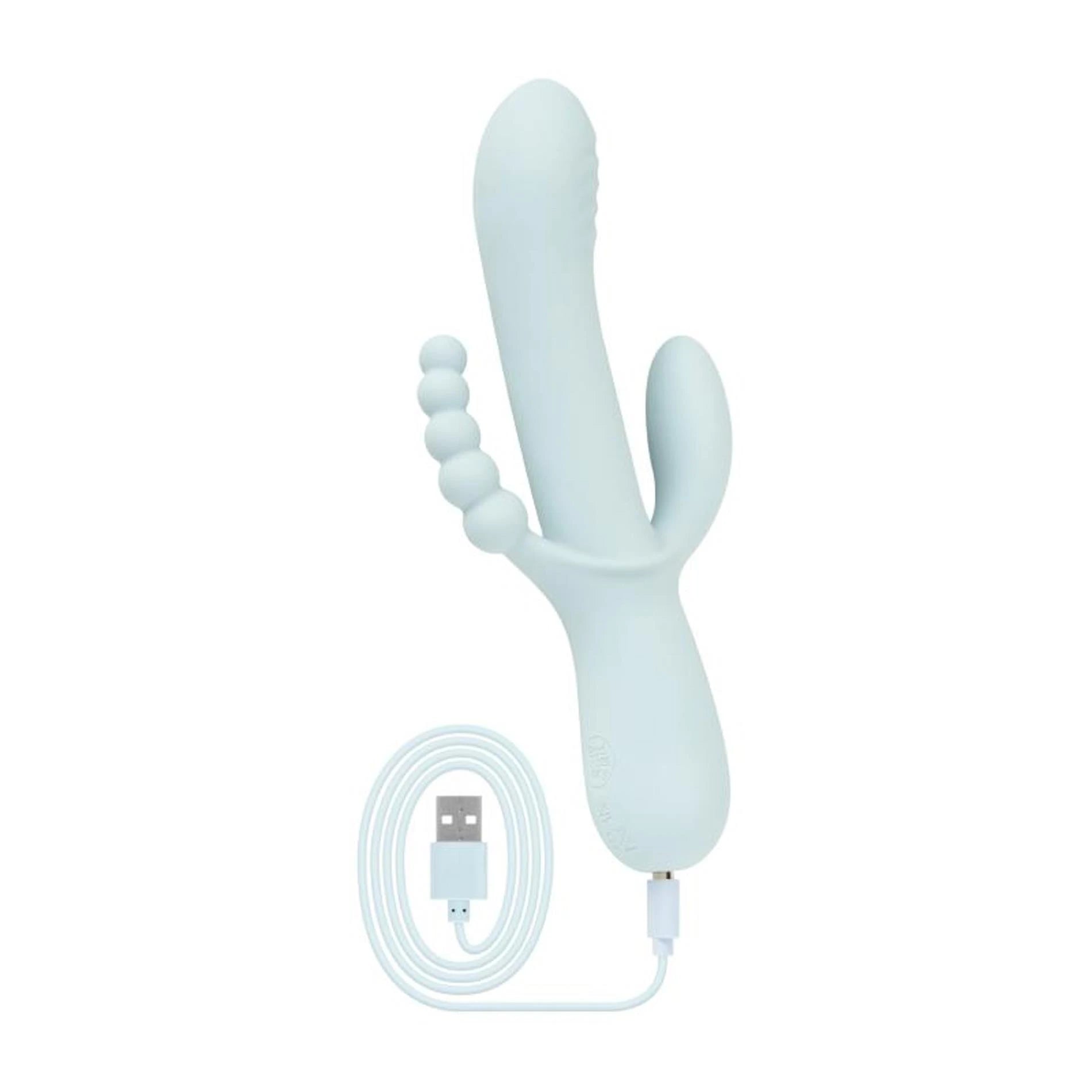 Good Vibes Only - Sage - Triple Stimulation Vibe - Blue