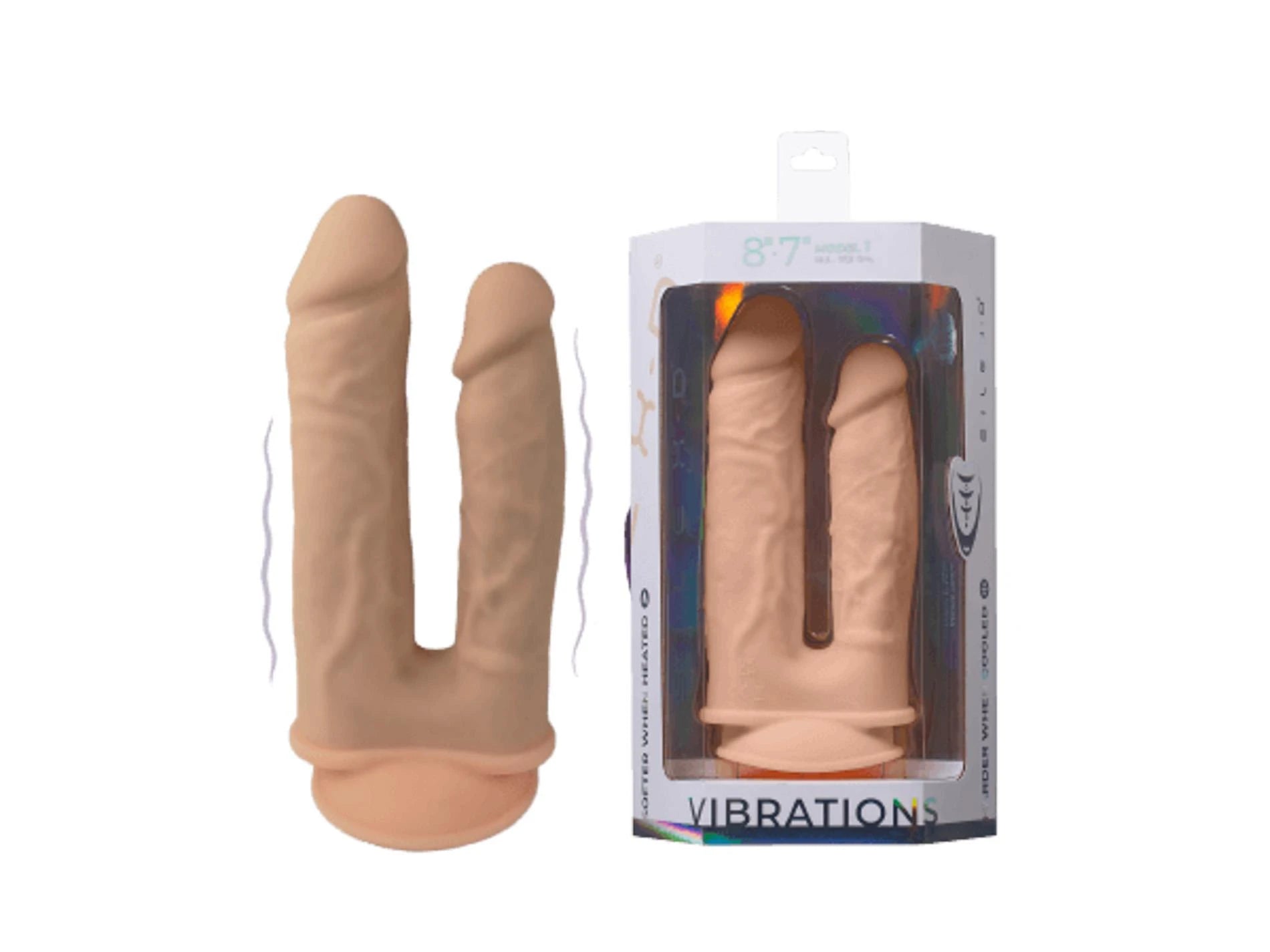 Dildo-SD.Model 1 (8″&7″) Flesh BOX Motor + LRS