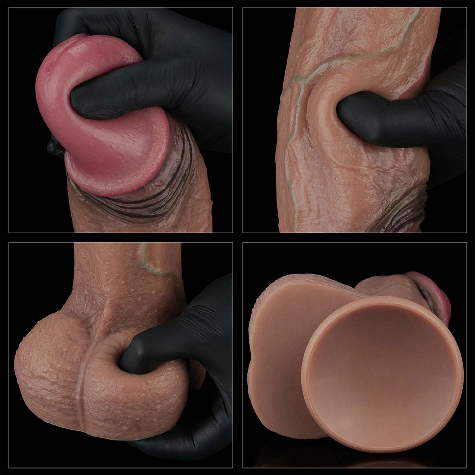 11″″ Dual Layered Silicone Cock XXL