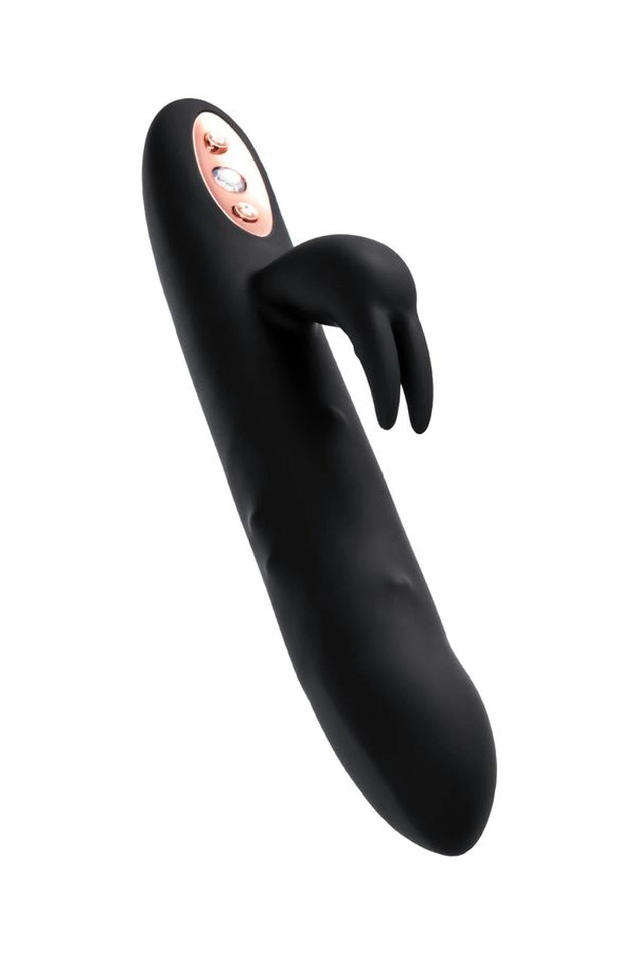 Vibromasseur WANAME D-SPLASH HAIL irréaliste, silicone, noir, 23,8 cm