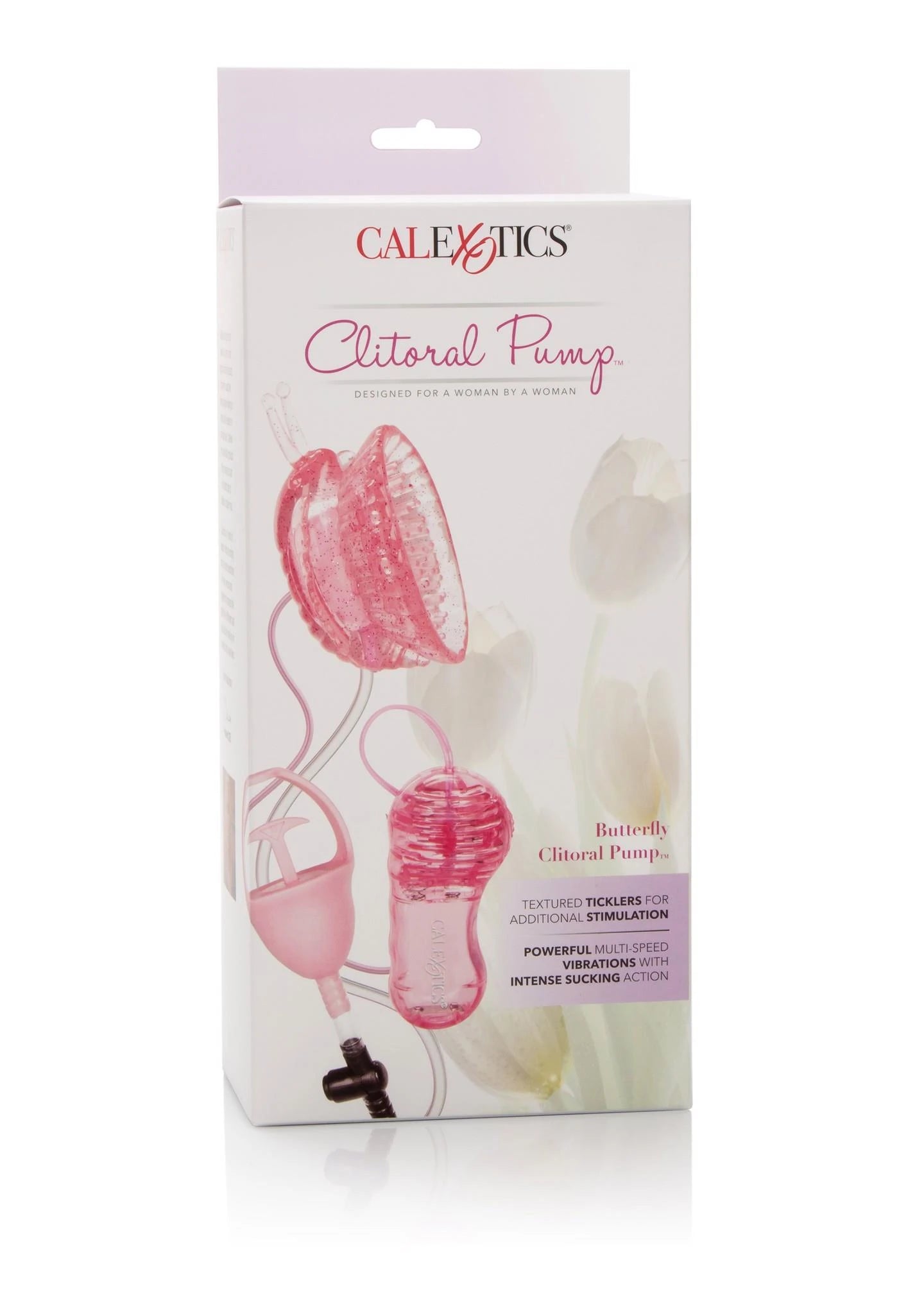 Pompe à clitoris papillon rose