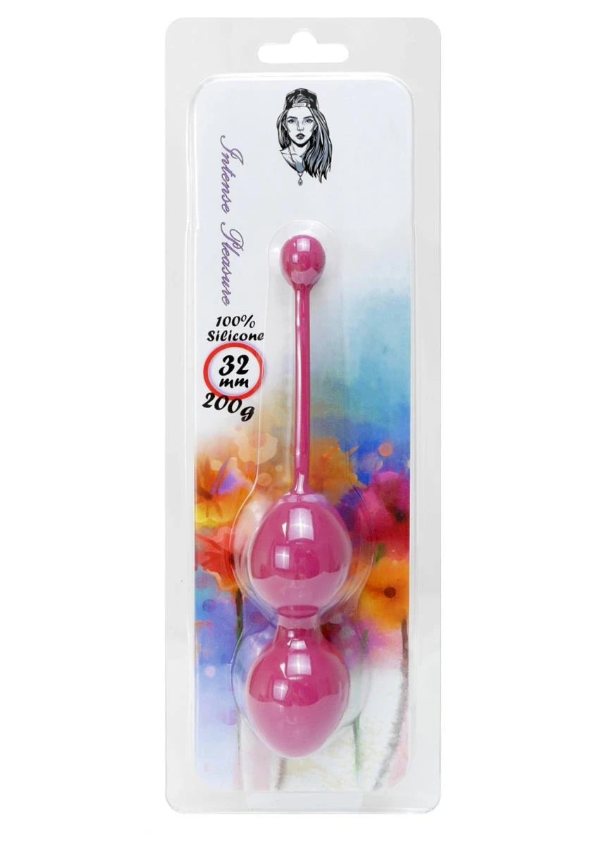 Balles de Kegel en silicone 32mm 200g Rose foncé - B - Série