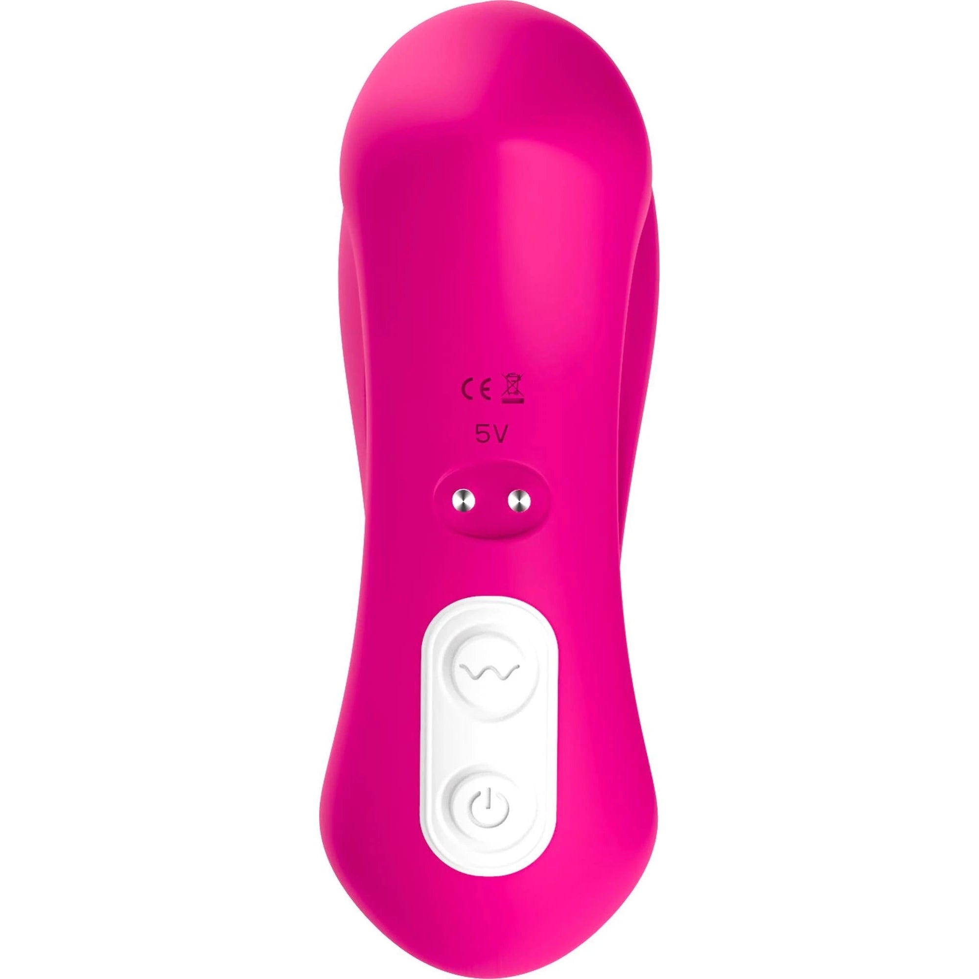 Silicone Stimulator 2*9 Vibration Function Rose Red
