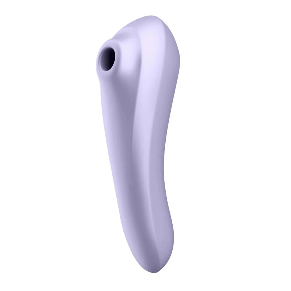 Dual Pleasure - Air Pulse Vibrator - Mauve