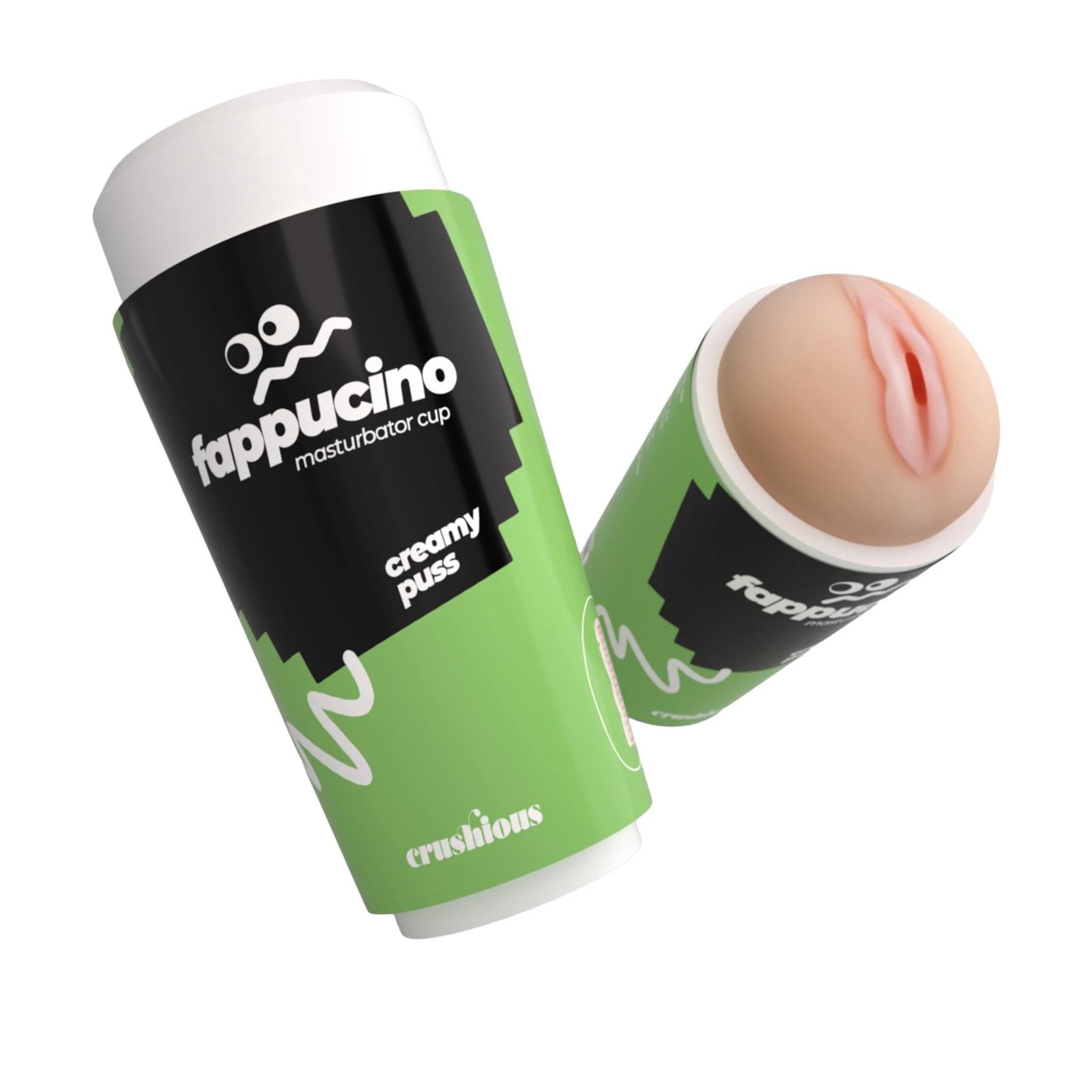 Fappucino Creamy Puss - Vaginal Masturbator Cup - Green