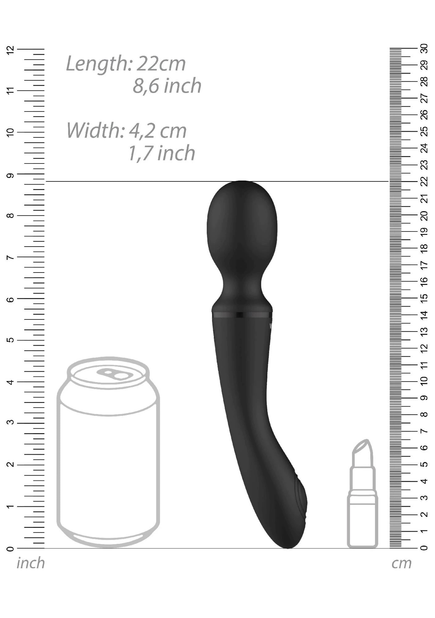 Enora - Wand  Vibrator - Black