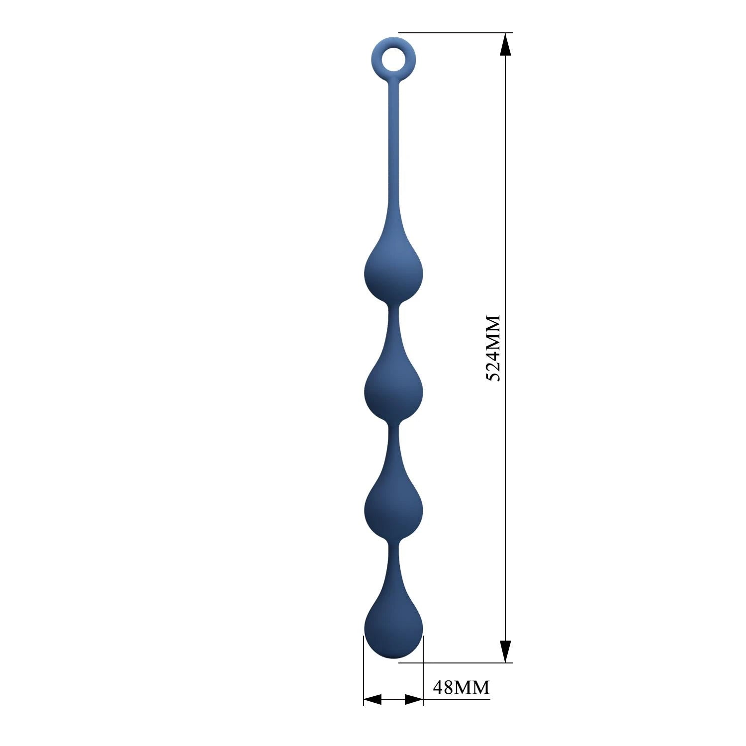 MR PLAY Waterdrop Anal Balls – 52.5 cm XL