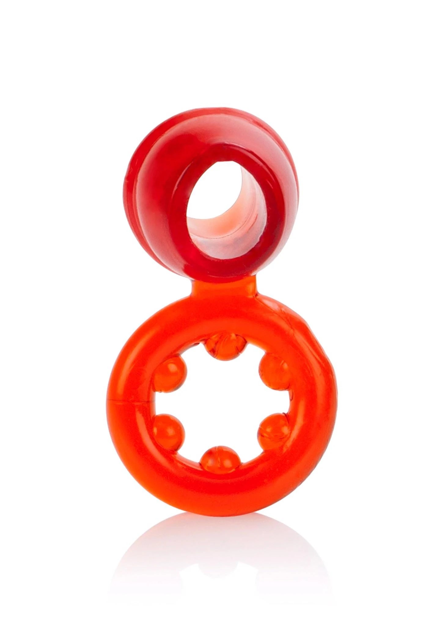Bague Double Support Magnum Rouge