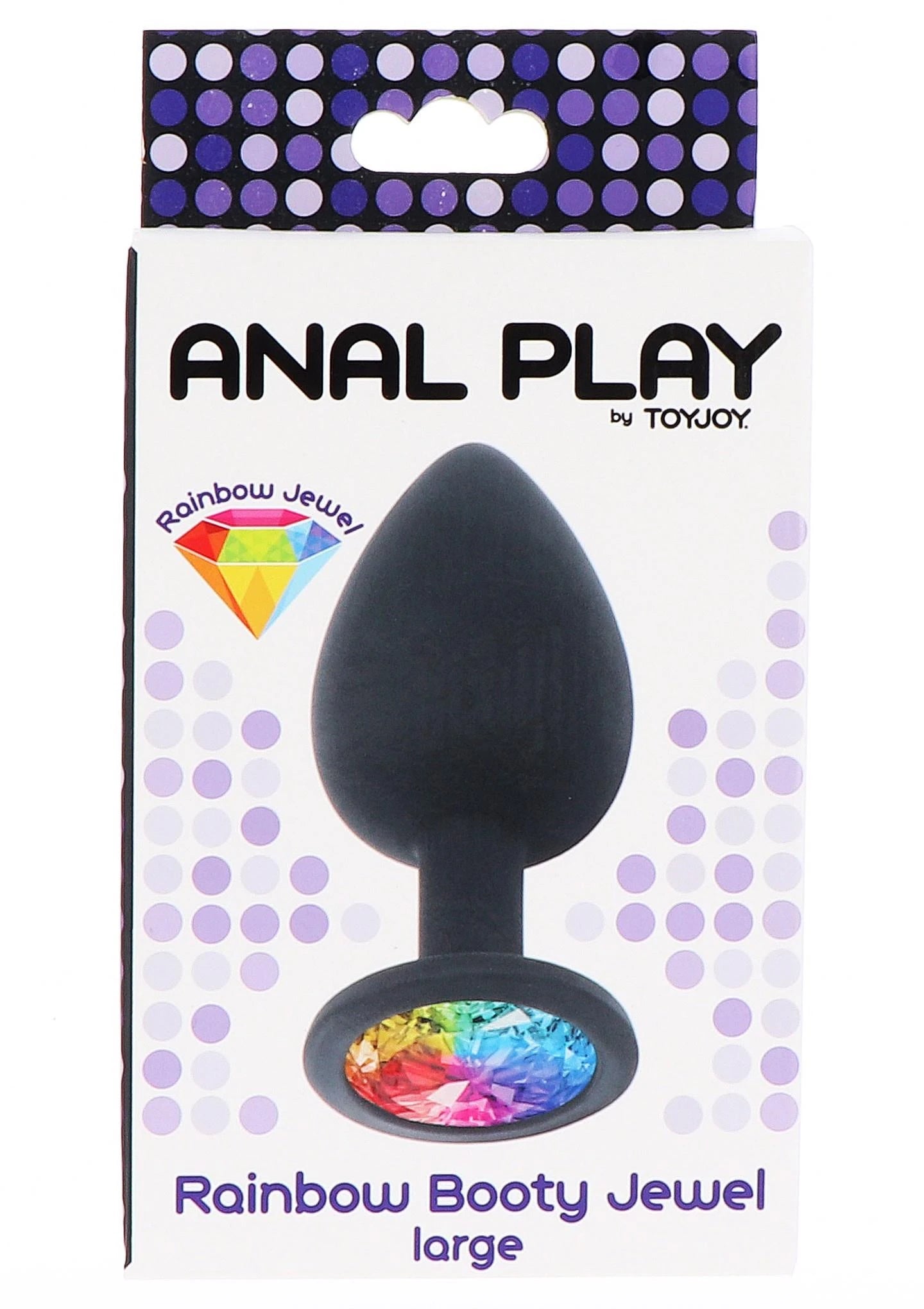 Bijou Booty Arc-en-ciel Grande Taille Noir