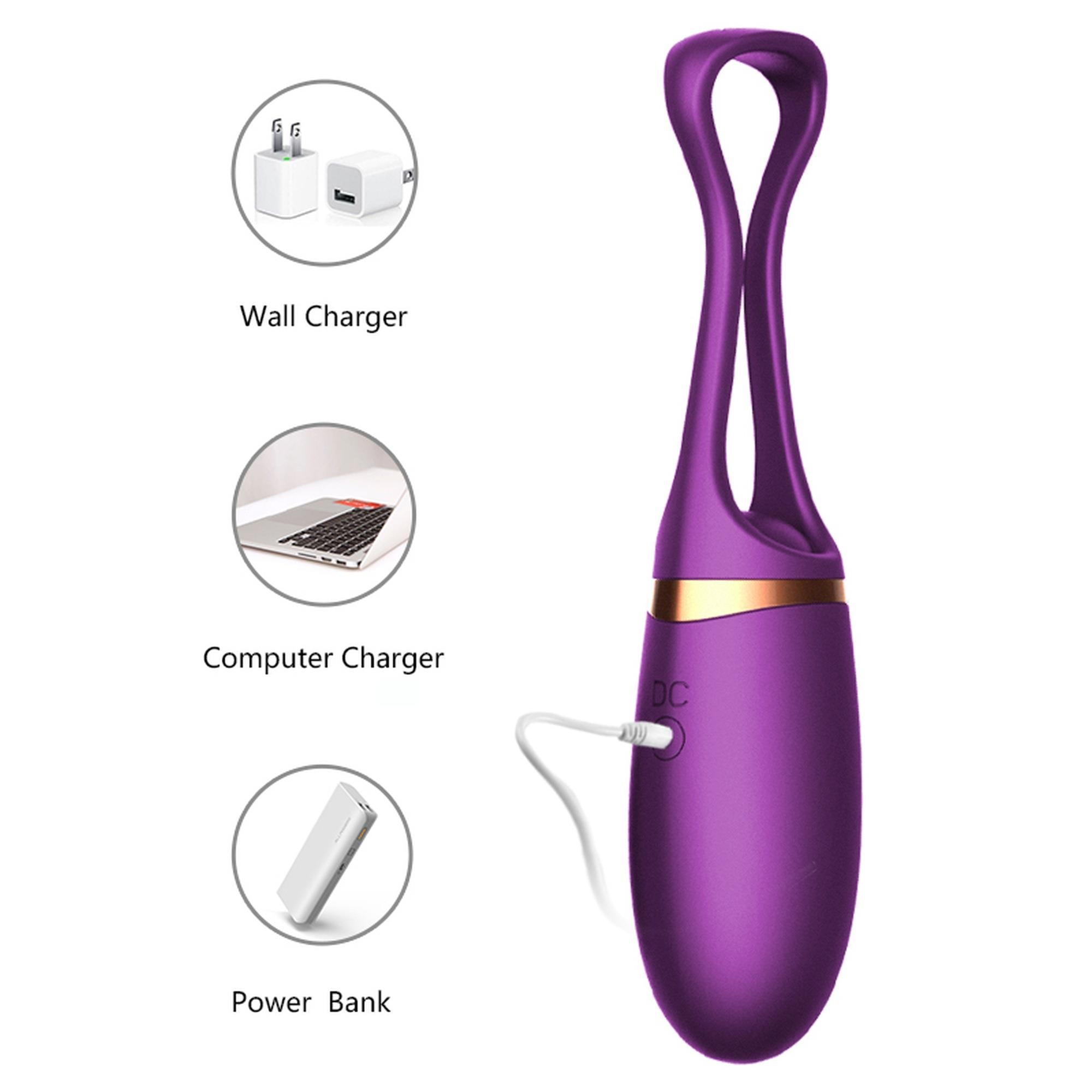 Jajko/vibr-Vibrating Silicone Love EGG USB 10 fonctions / Contrôle vocal