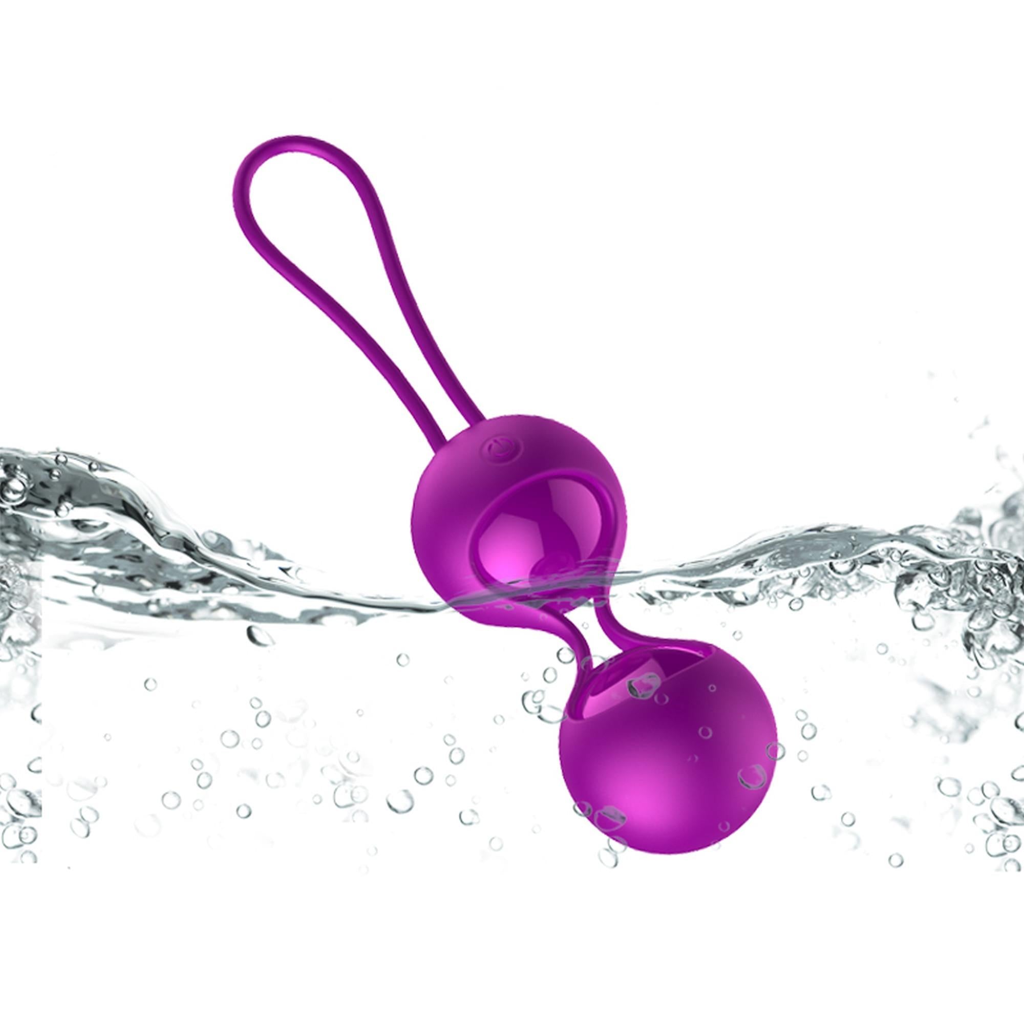 Vibrating Silicone Kegel Balls Set USB 10 Function / Remote control