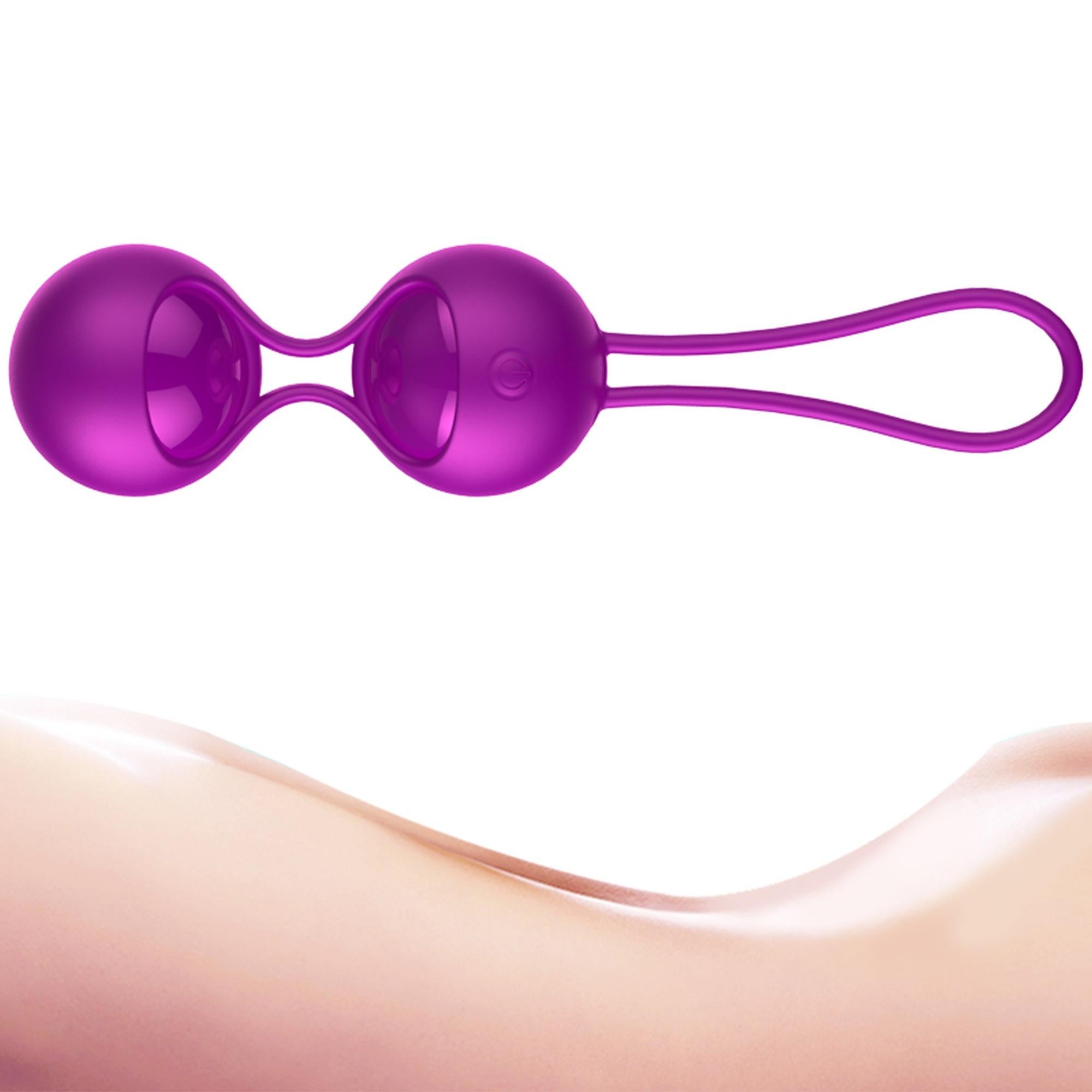 Vibrating Silicone Kegel Balls Set USB 10 Function / Remote control
