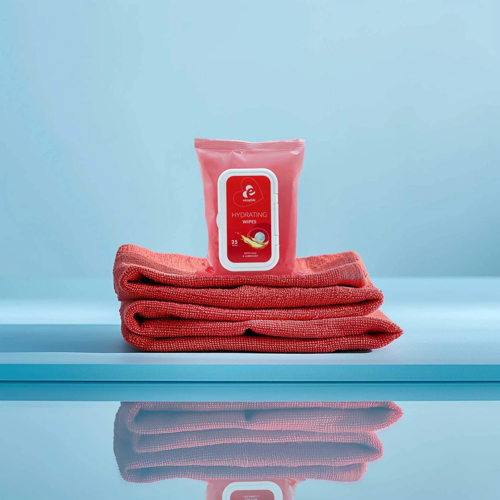 EasyGlide - Hydrating Wipes with Lubricant and Oils 25 wipes