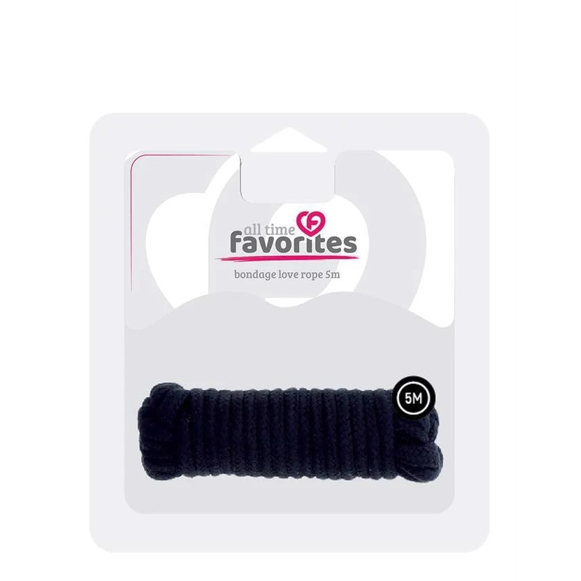FAVORIS DE TOUJOURS LOVE ROPE - 5M NOIR