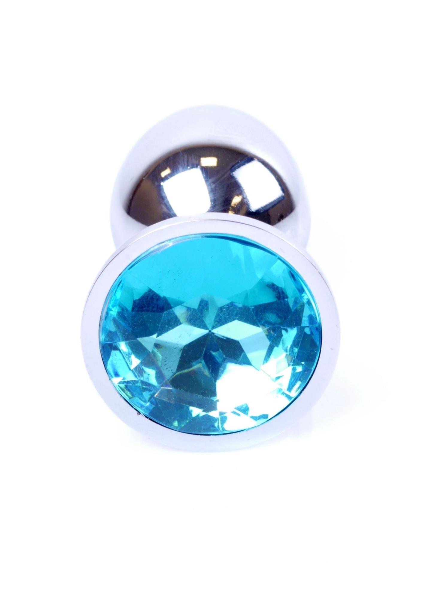 Plug-Jewellery Argent PLUG- Bleu Clair