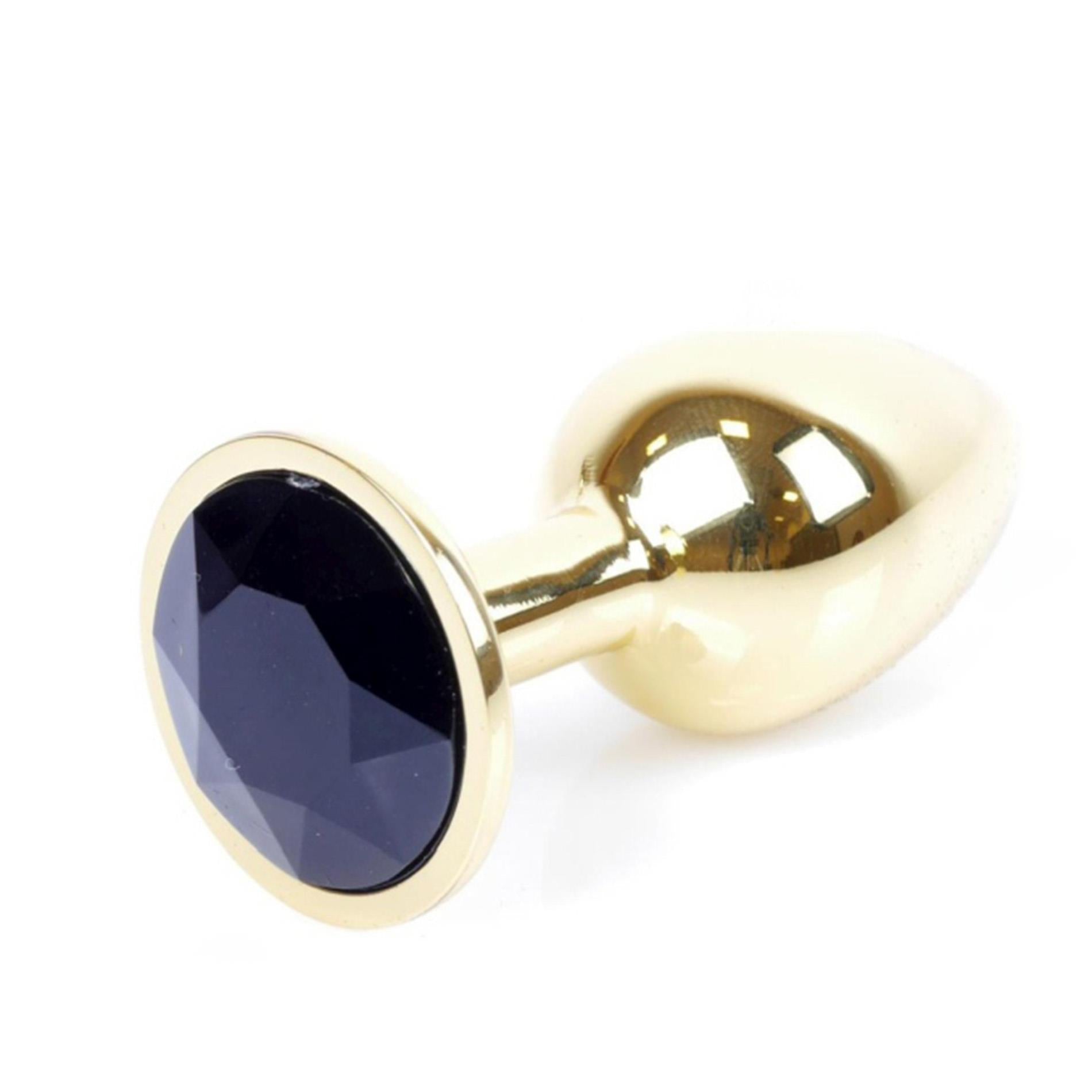 Bouchon-Bijou Or PLUG- Noir
