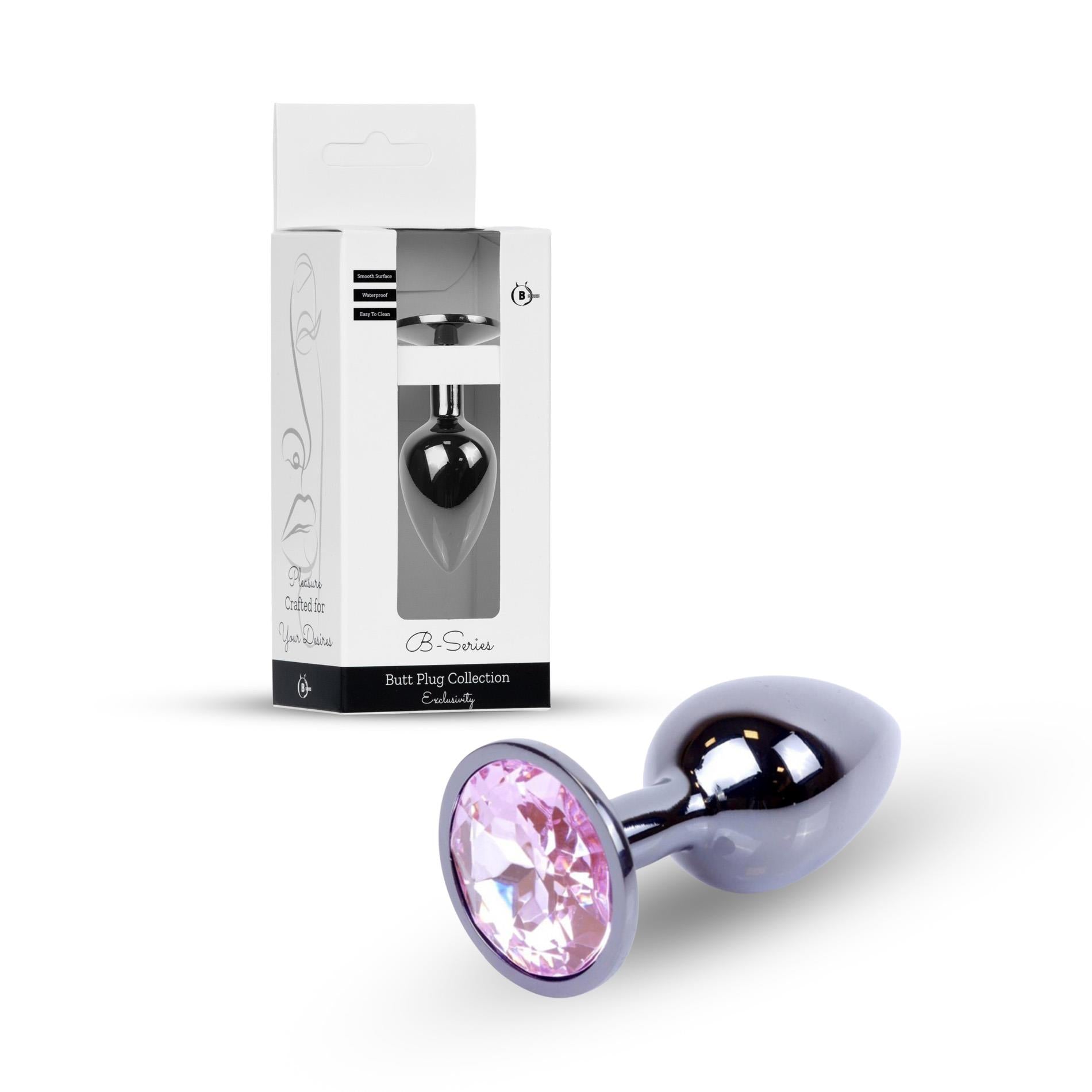 Plug-Jewellery Dark Silver PLUG- Rose