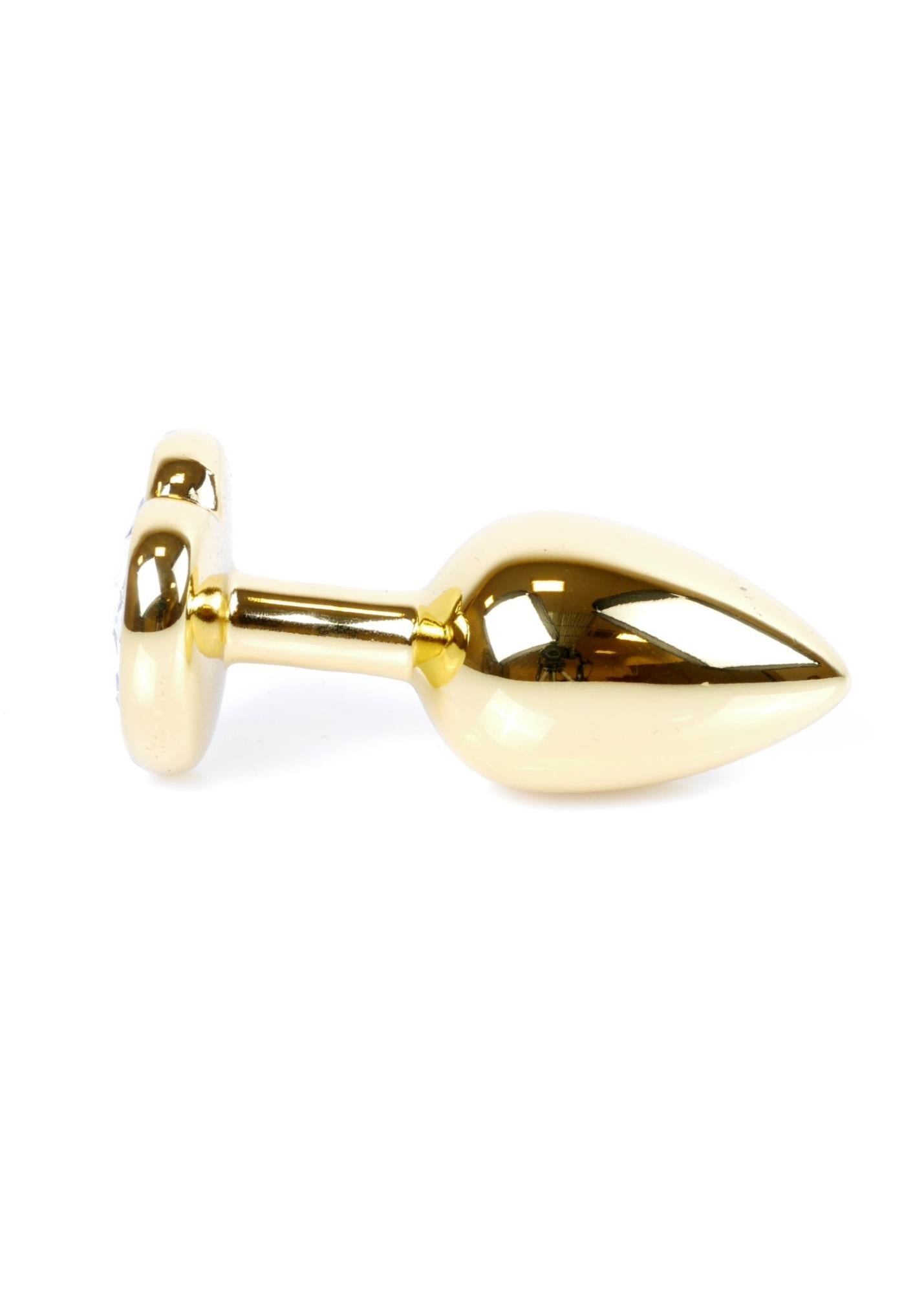 Plug-Jewellery Gold Heart PLUG-Rose