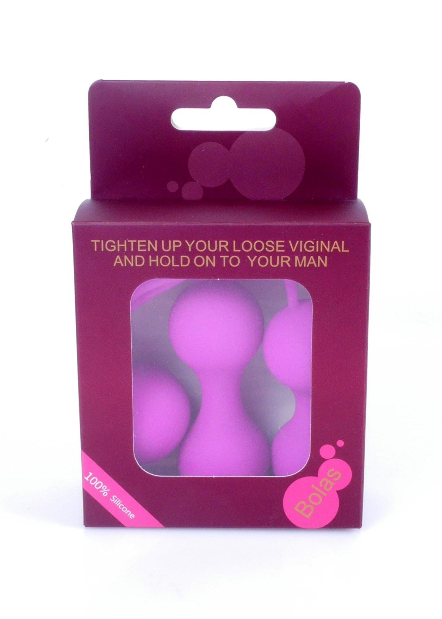 Silicone Kegal Balls Set - Purple