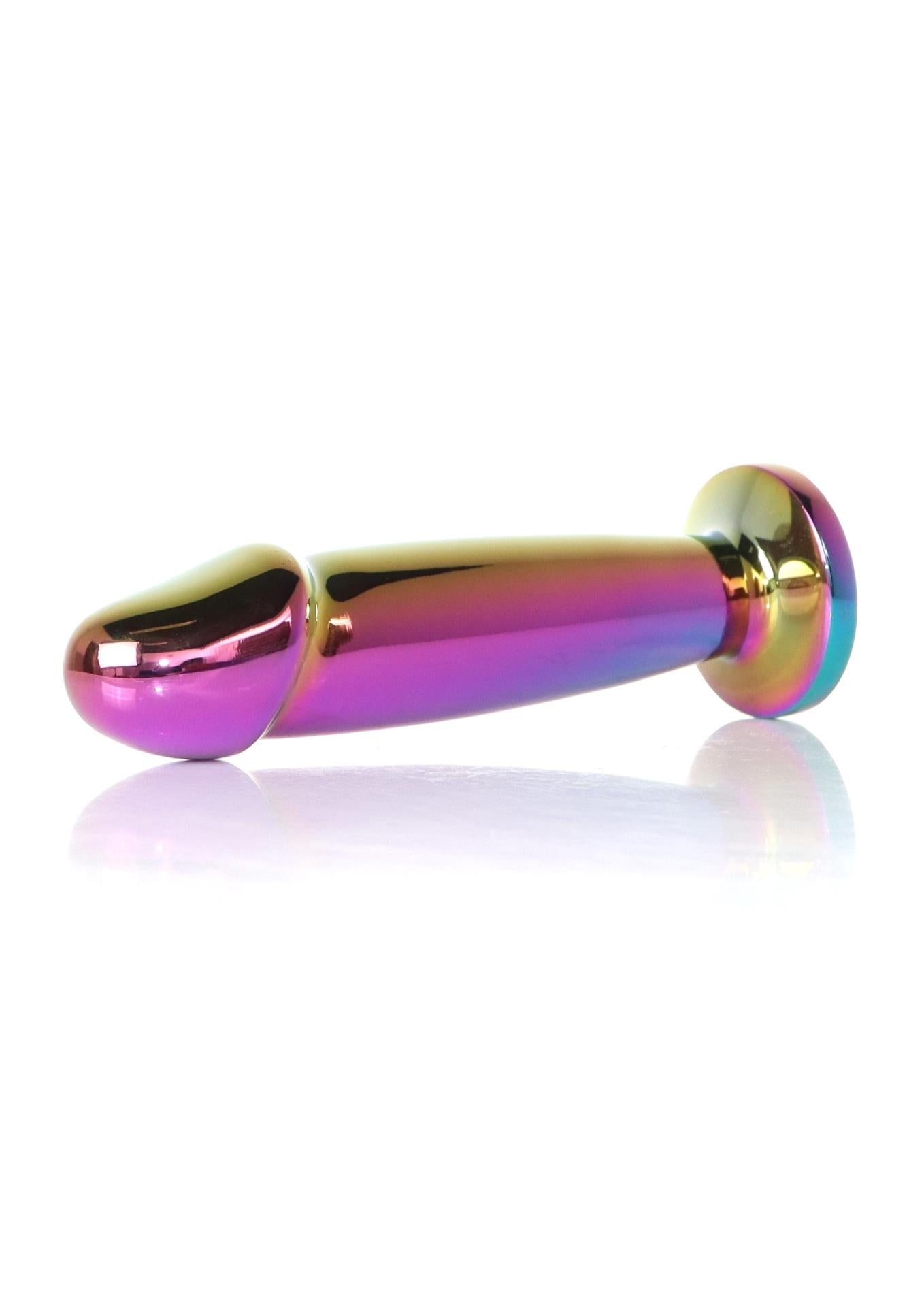 Plug-bijoux Pénis Multicolore PLUG- Transparent M