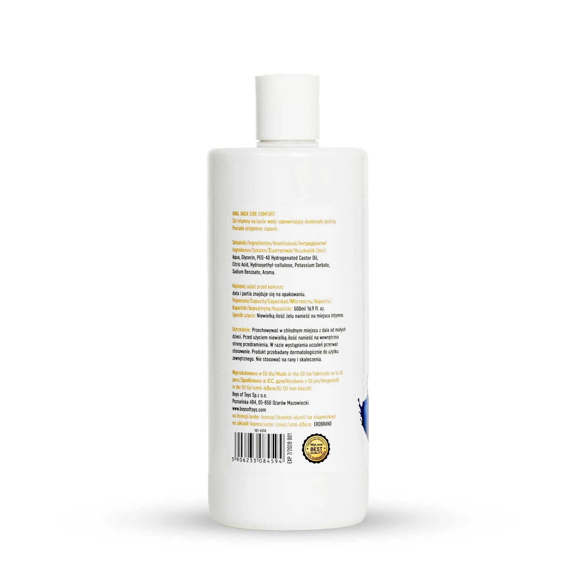 MyLove Anal-back side comfort 500 ml.