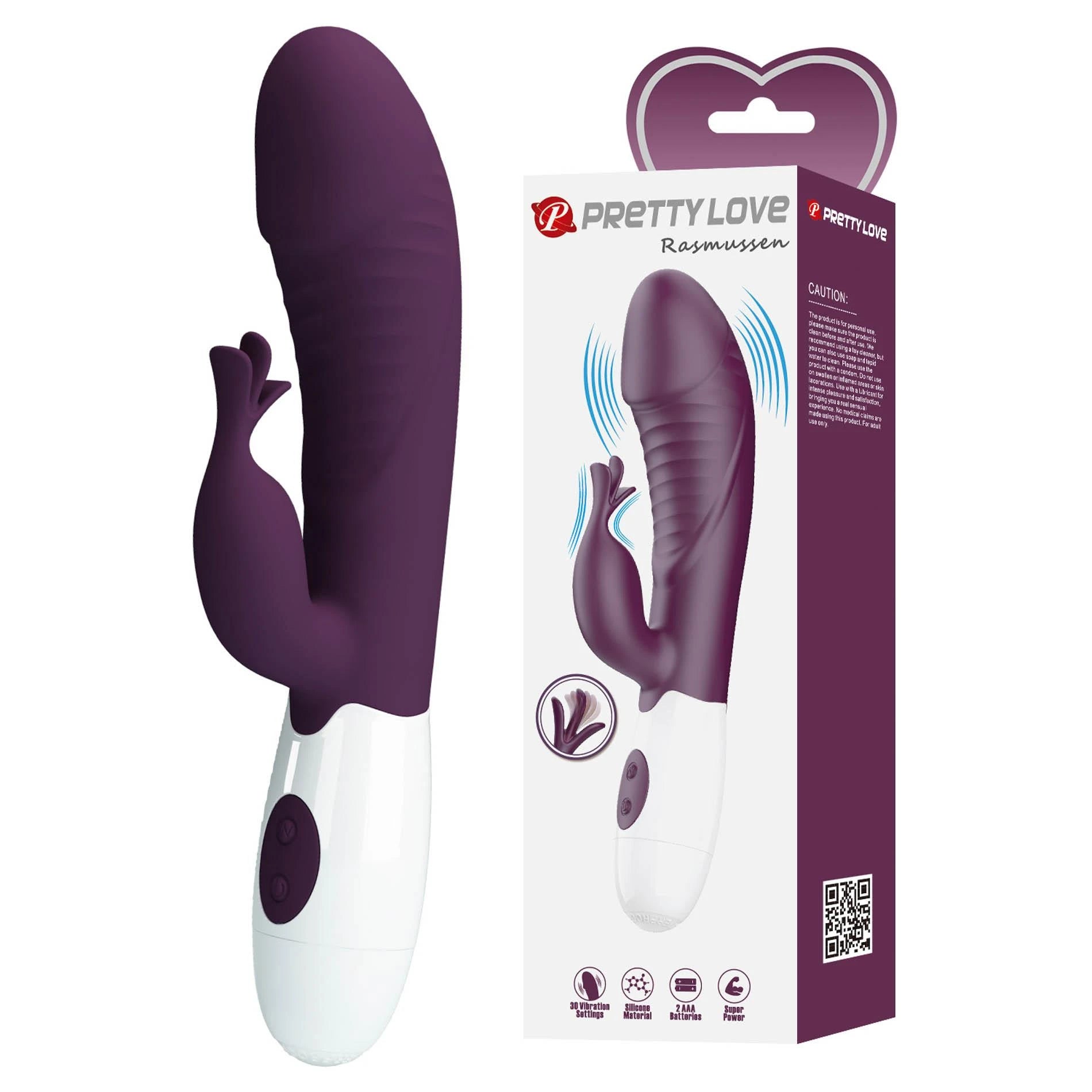 Pretty Love Rasmussen double vibromasseur