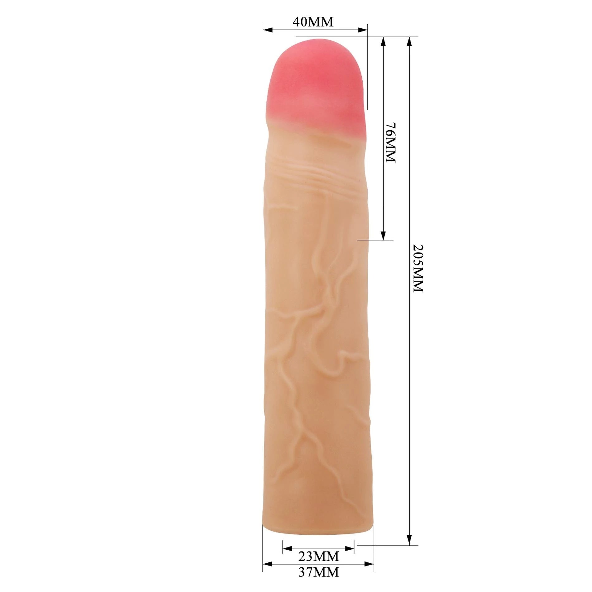 PRETTY LOVE - Kylian Flesh, Extend your penis length 3'' (76mm)