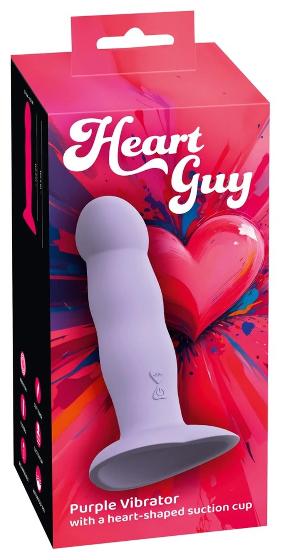 Heart Guy Purple Vibrator