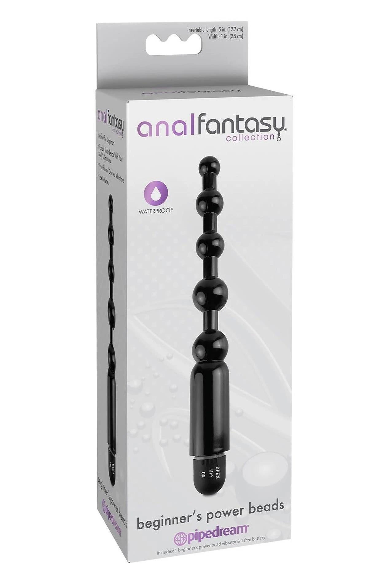 COLLECTION ANAL FANTASY BOULES D'ENTRAÎNEMENT NOIR