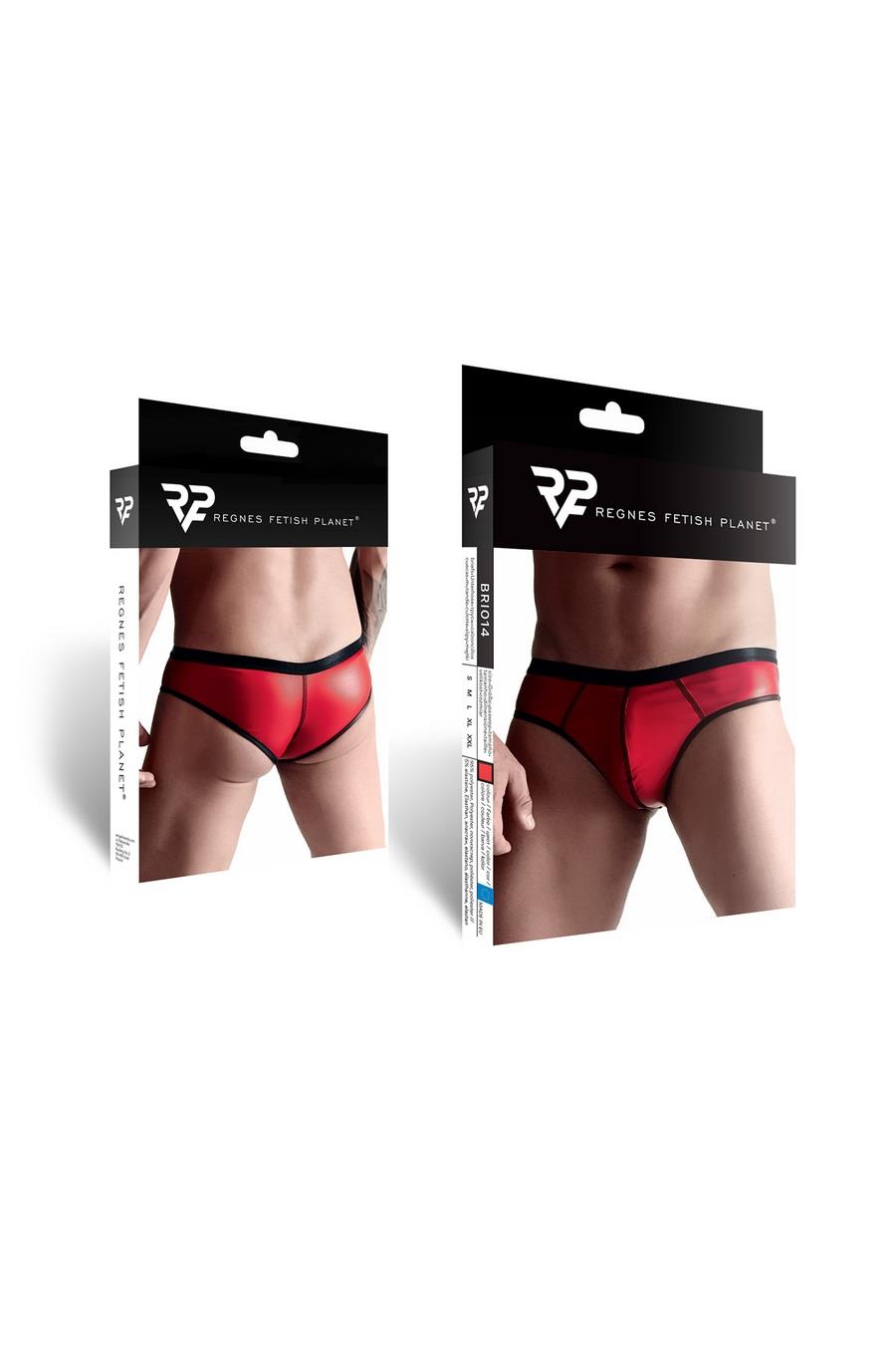 slip brésilien wetlook homme L