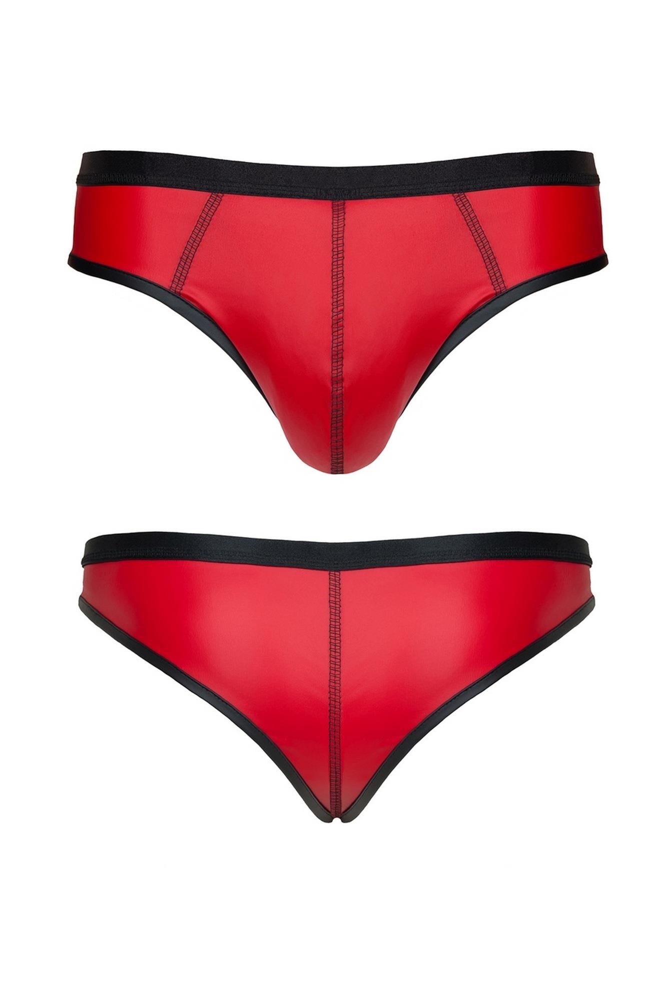 Slip brésilien effet mouillé pour hommes, taille XXL