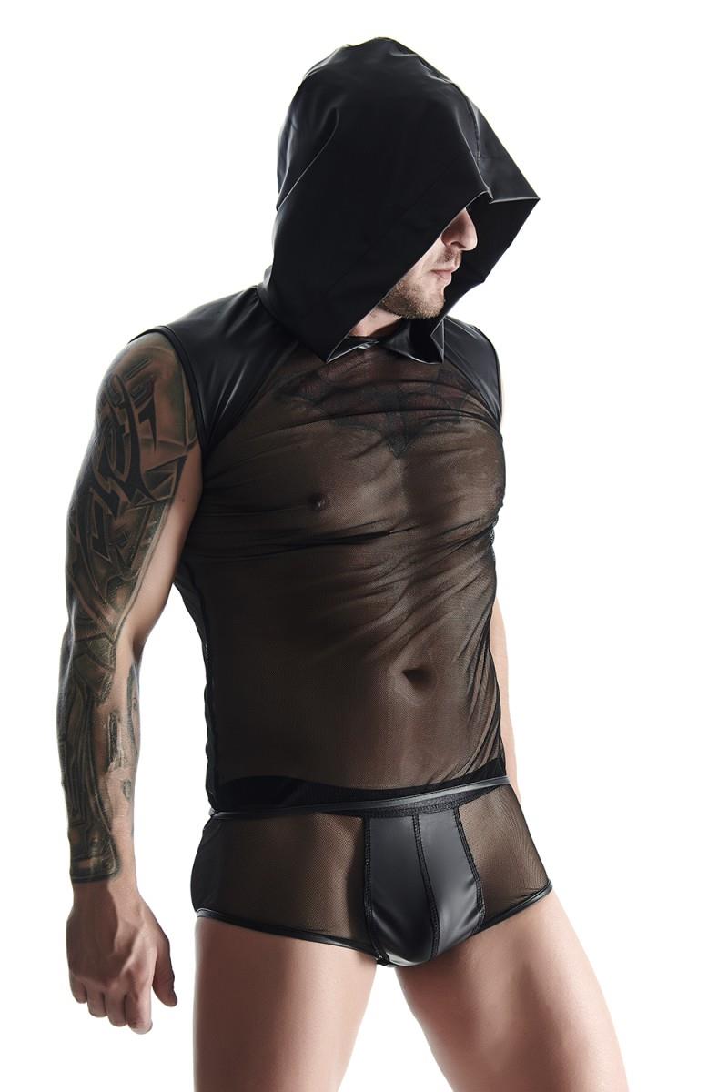men's sleeveless hooded t-shirt XXL