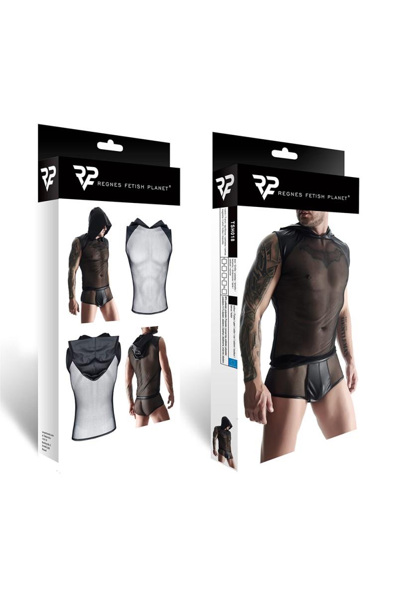 men's sleeveless hooded t-shirt XXL