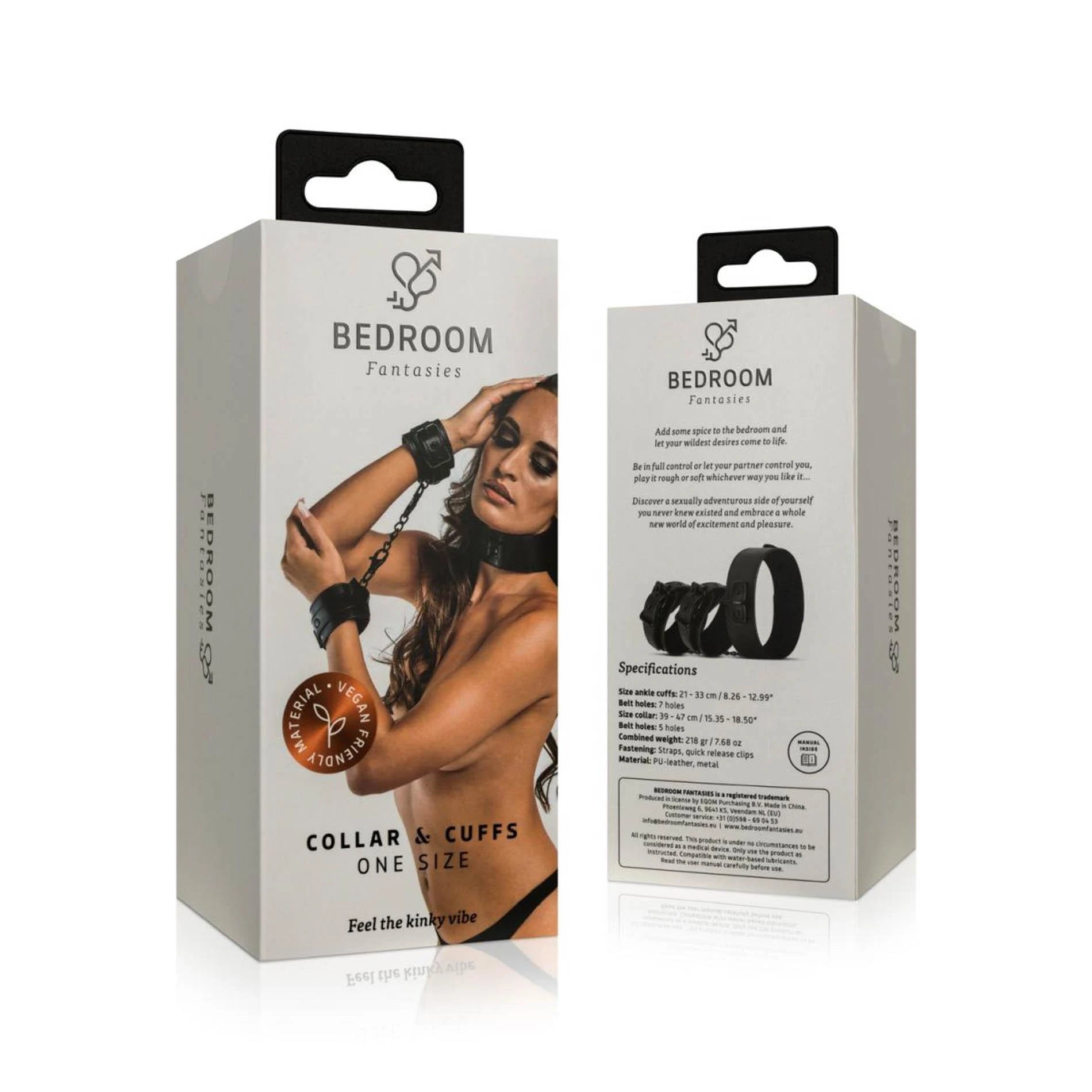 Bedroom Fantasies - Collar & Wrist
Cuffs Black