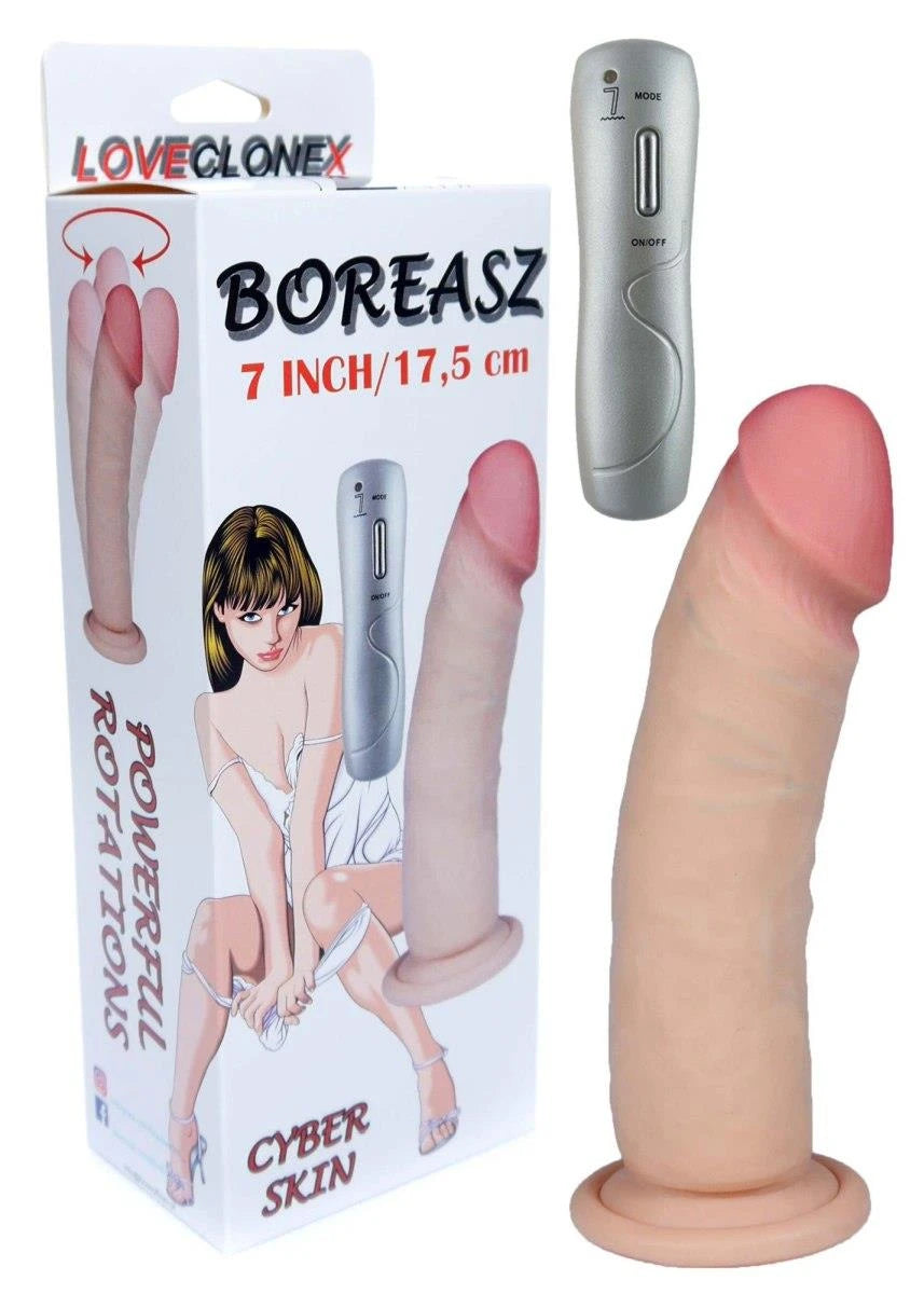 Vibromasseur-BOREASZ-LOVECLONEX 7"-Rotation