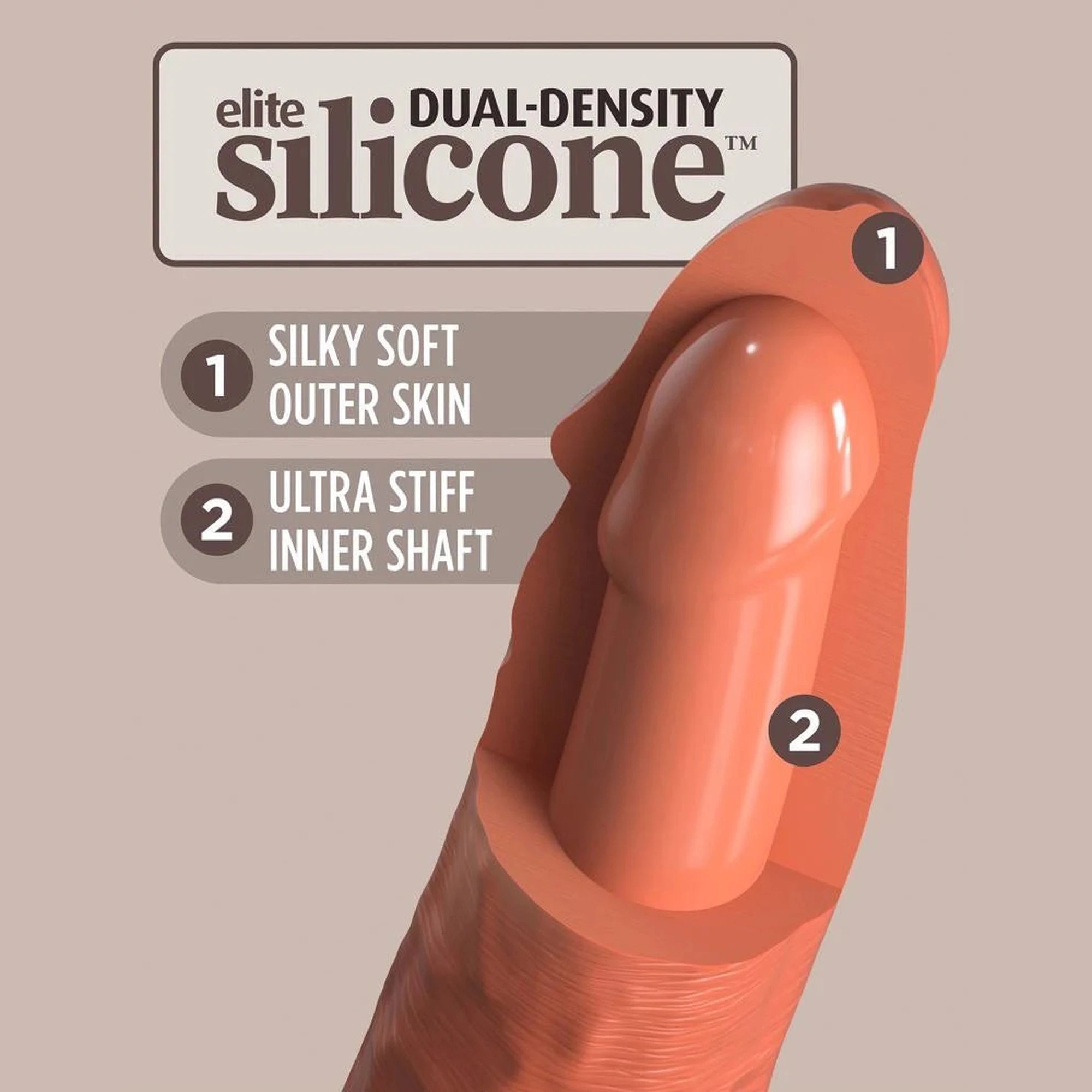 KCE 8 Dual Density Cock Tan