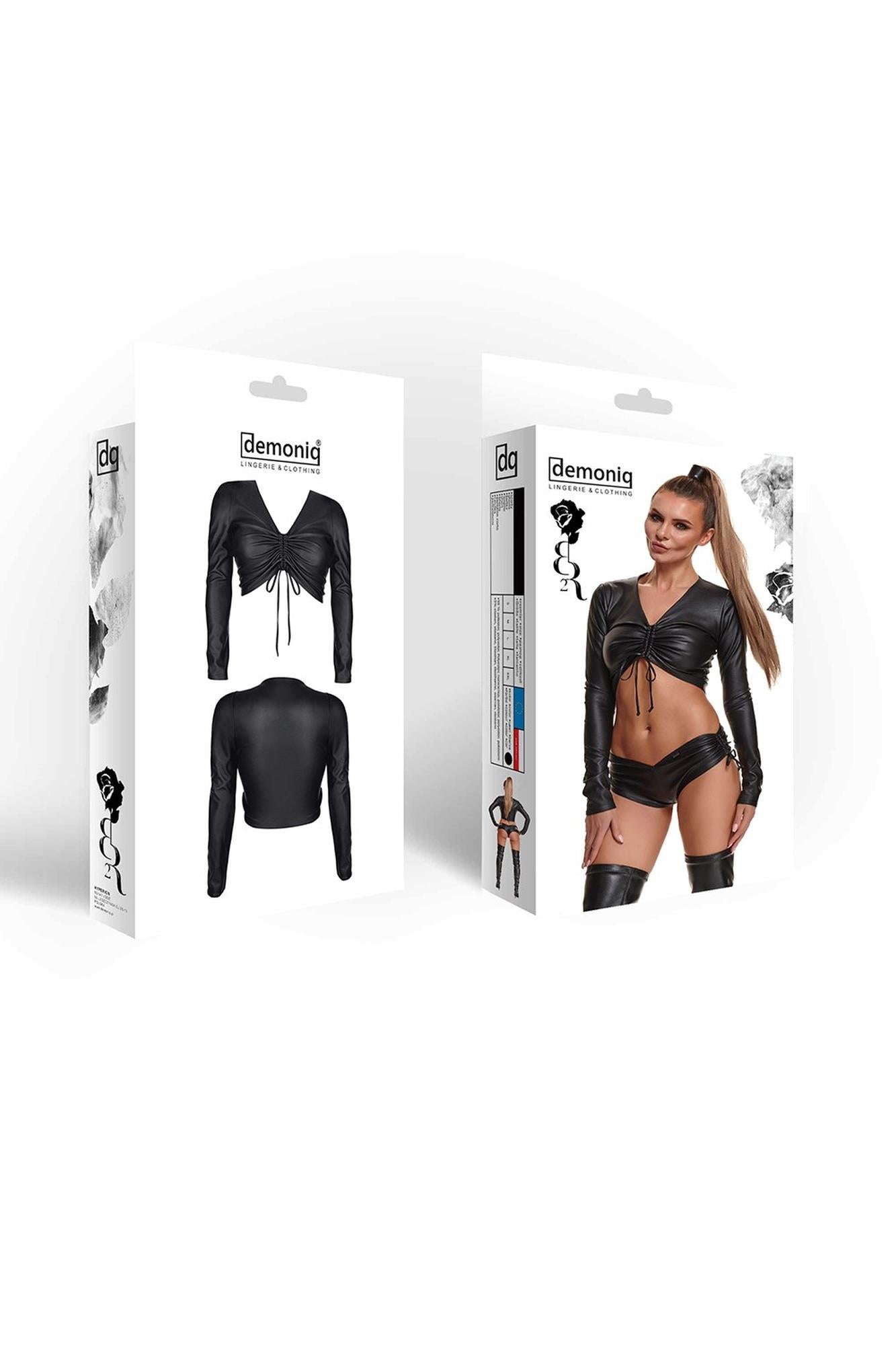 Lingerie-ADRIANA001 BLACK XL