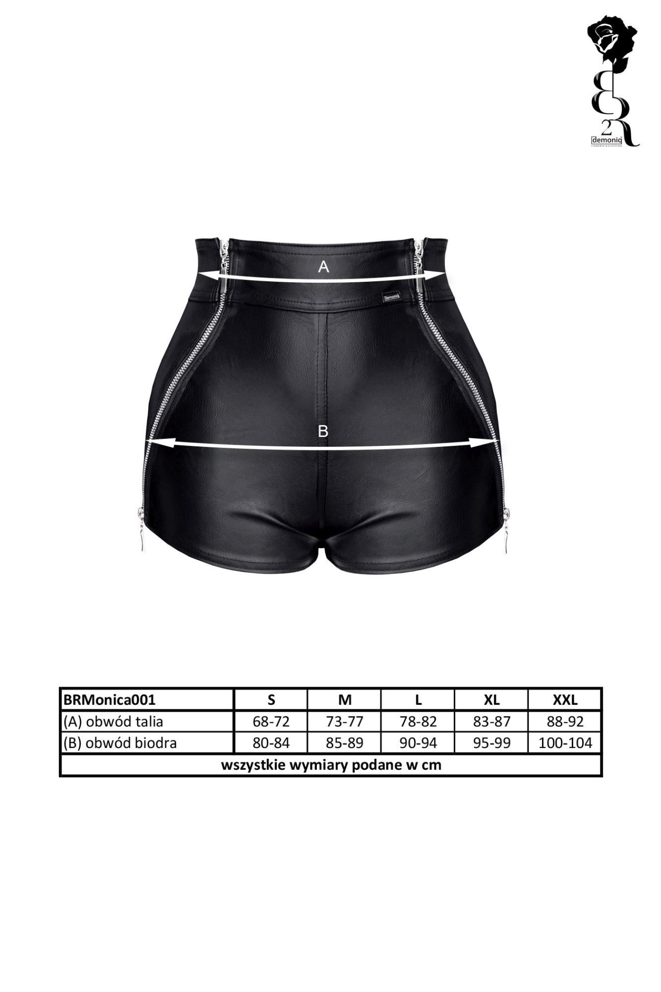Lingerie - BRMONICA001 black shorts size M