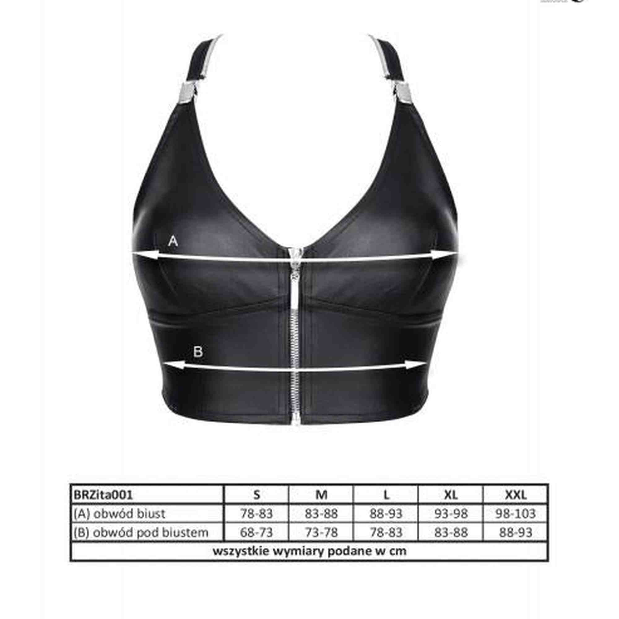 Underwear - BRZITAI001 black top size XXL