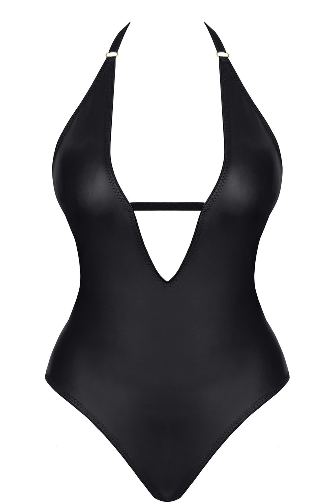 Underwear-JENNIFER001 black bodysuit M
