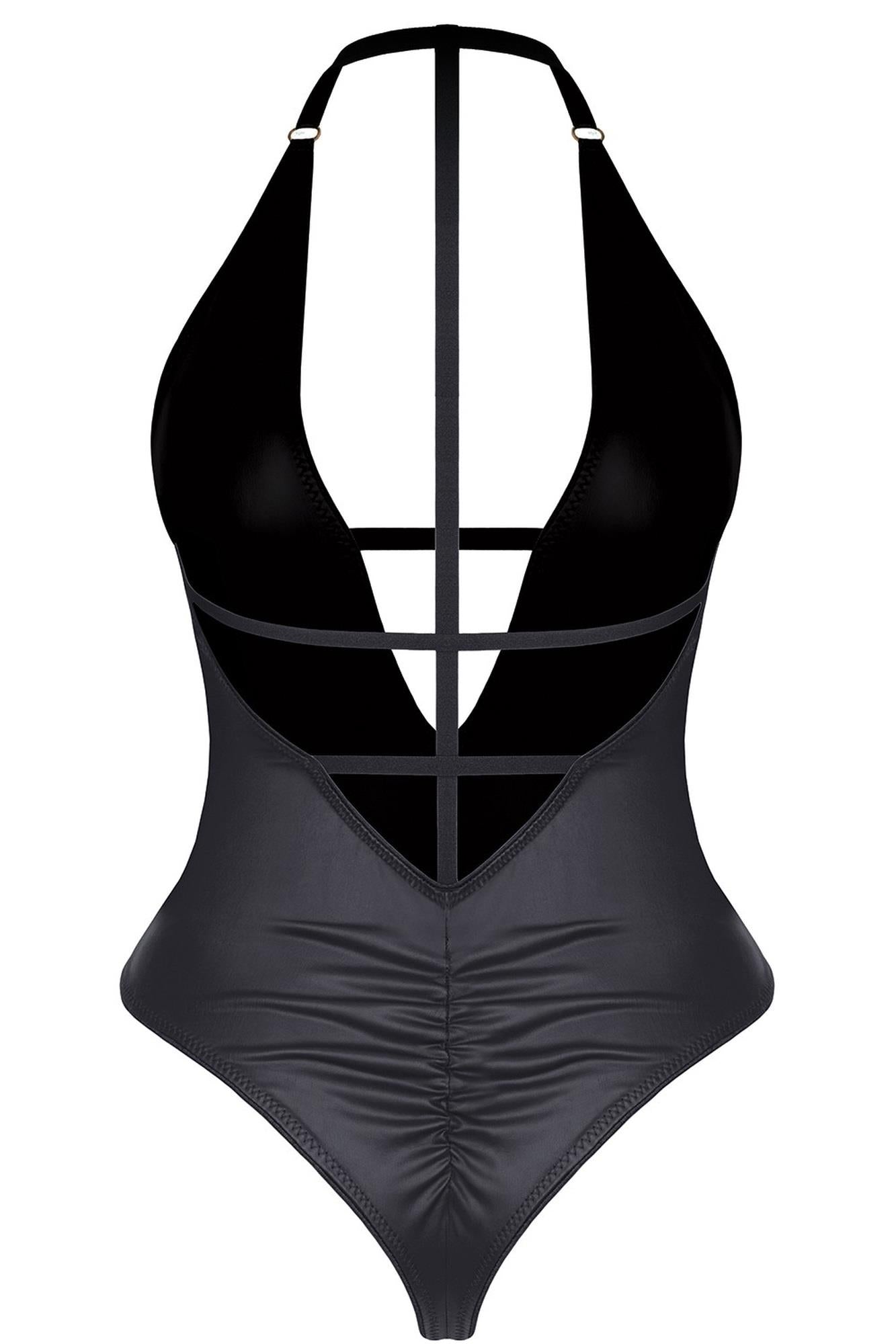 Underwear-JENNIFER001 black bodysuit M