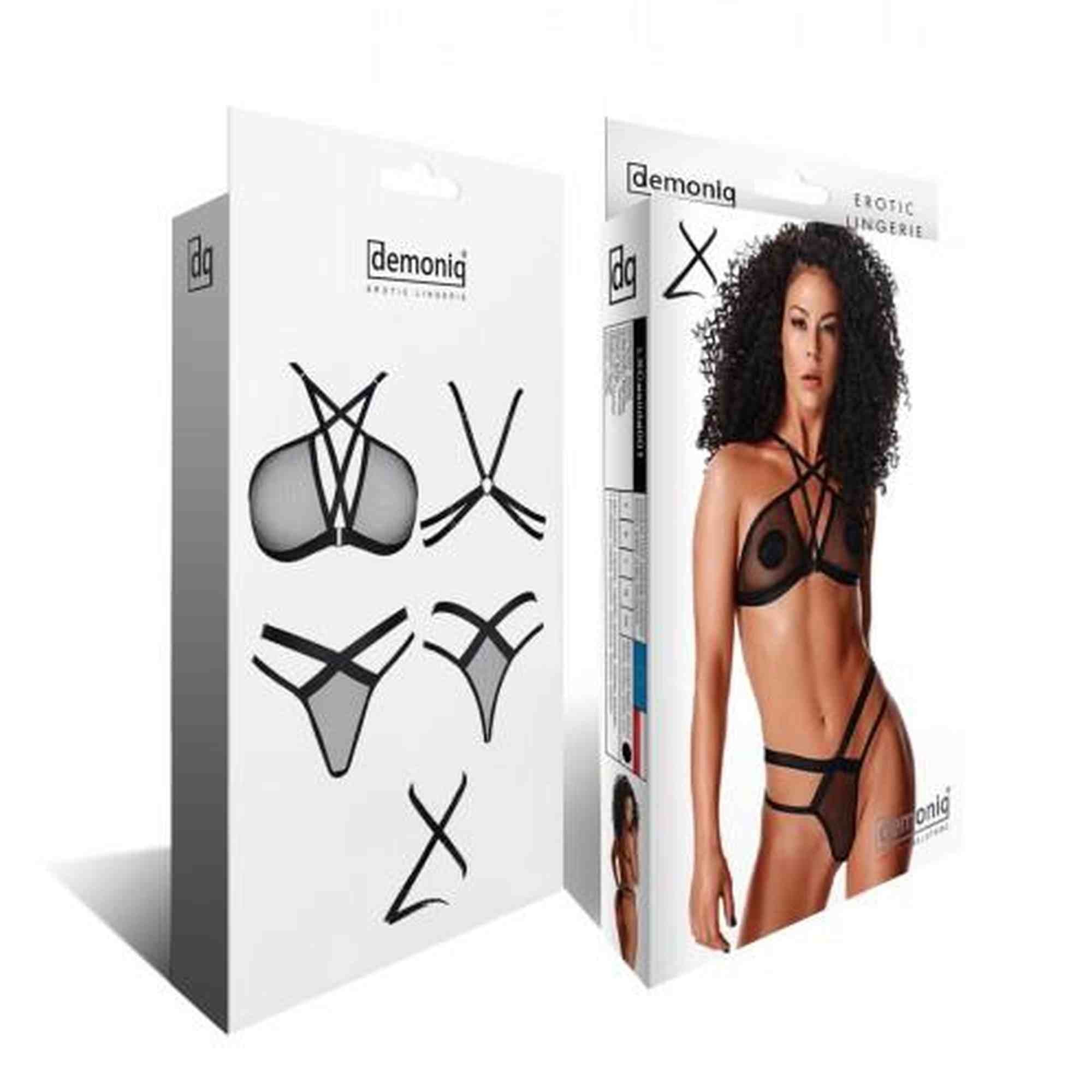 Underwear-LadyX Aina M - bra, thong