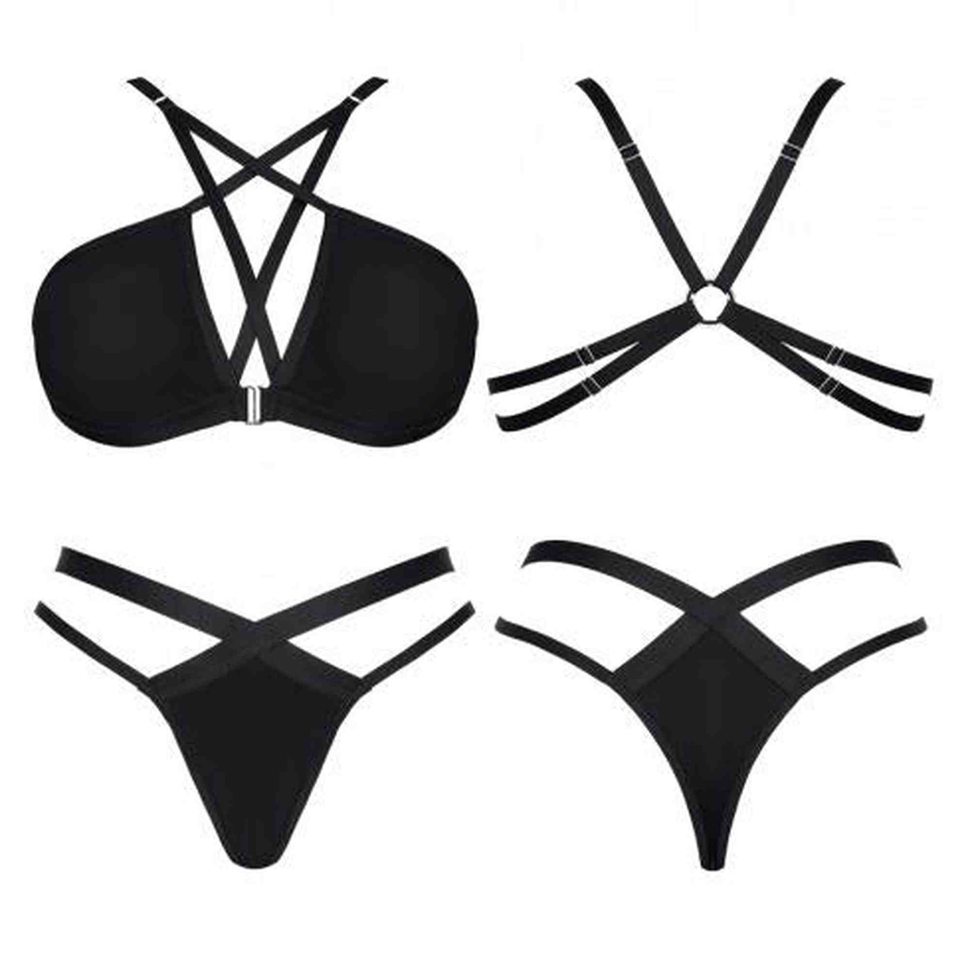 Bielizna-LadyX Casilda XL  - biustonosz, stringi