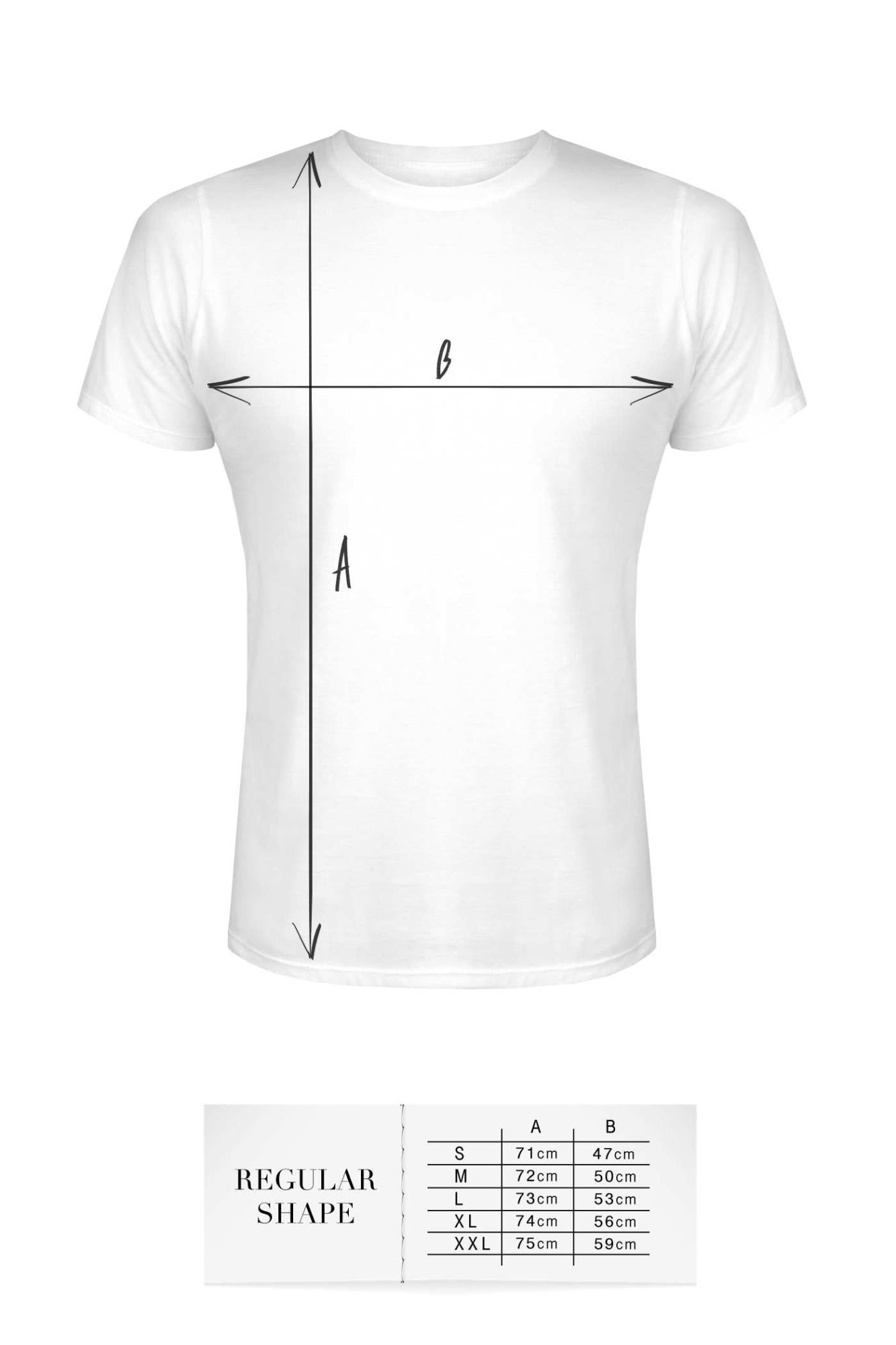 T-shirt men white S regular