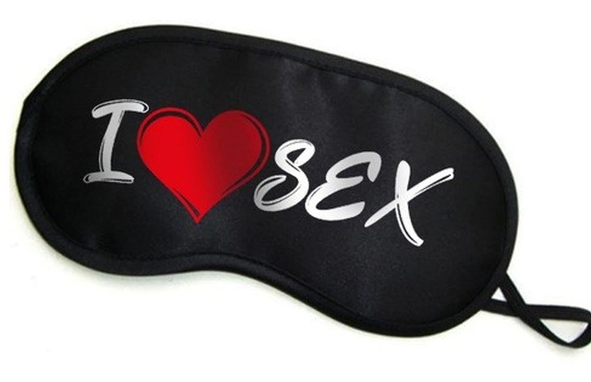 Maska- Opaska na oczy ″ I LOVE SEX″