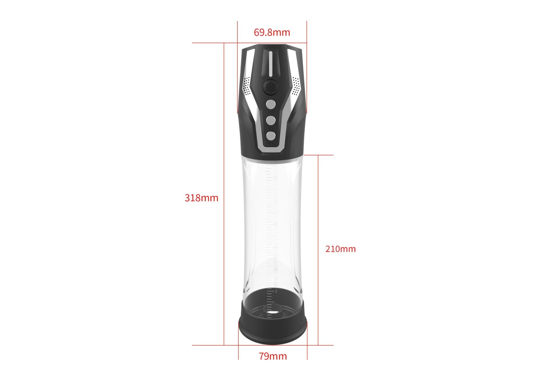Pompka- PASSION PUMP, PREMIUM RECHARGEABLE AUTOMATIC WATERPROOF PUMP, Voice control