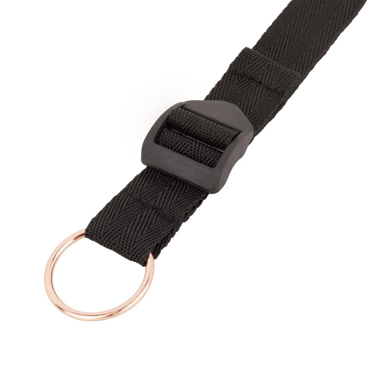 Rosy Gold - Under-Mattress Restraint Set - Black