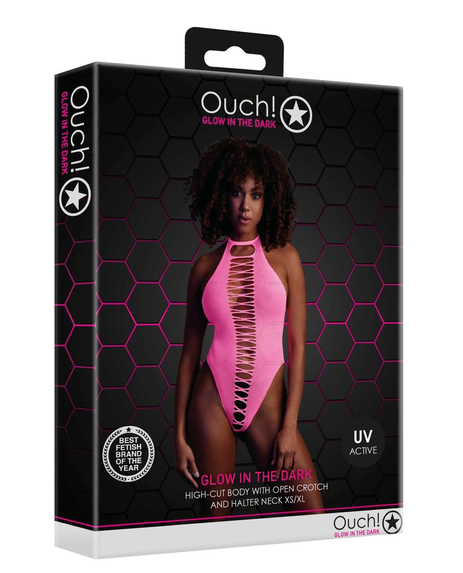 Body échancré - Rose fluo - XS/XL